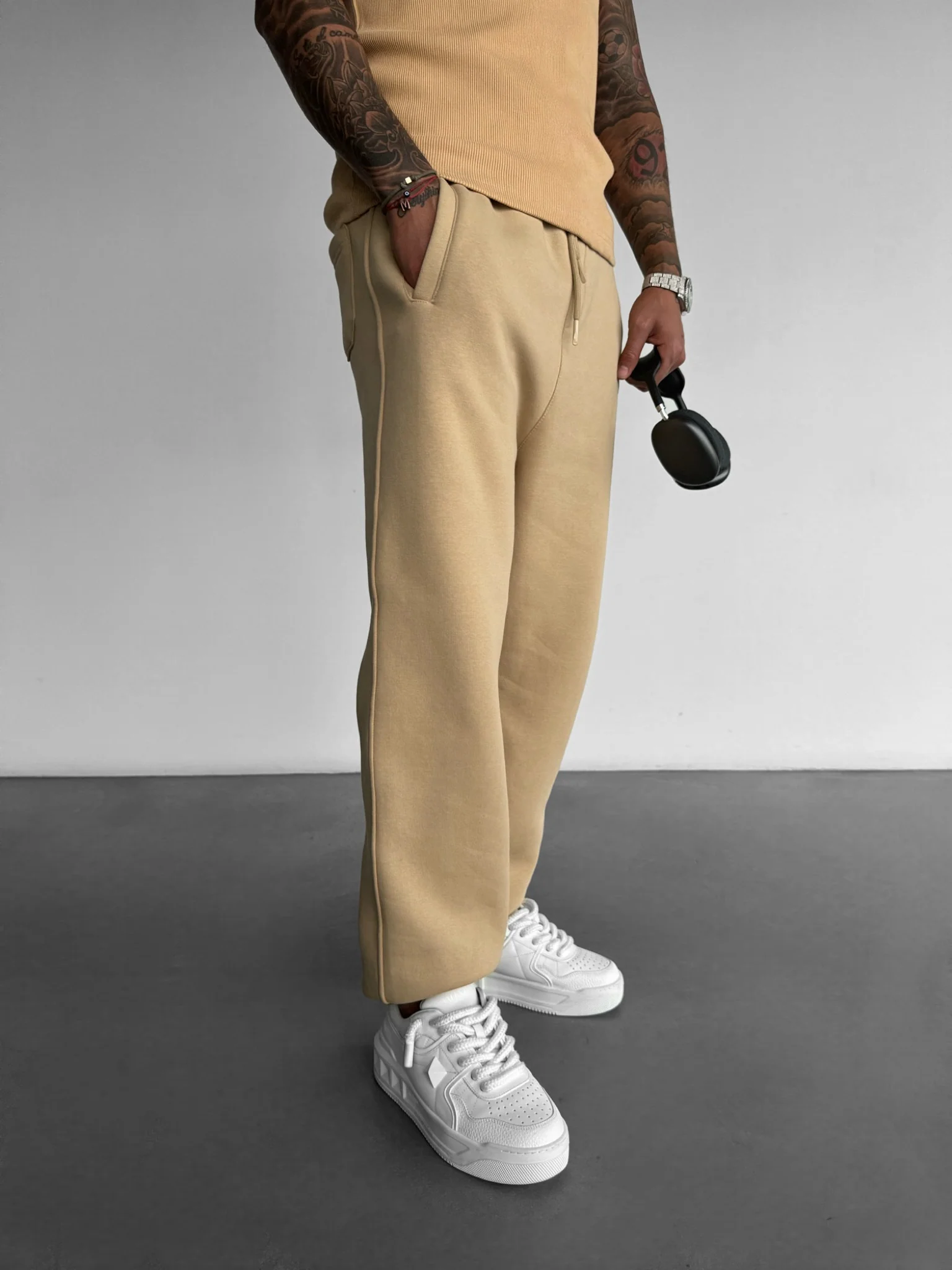 Basic Jogger - Beige