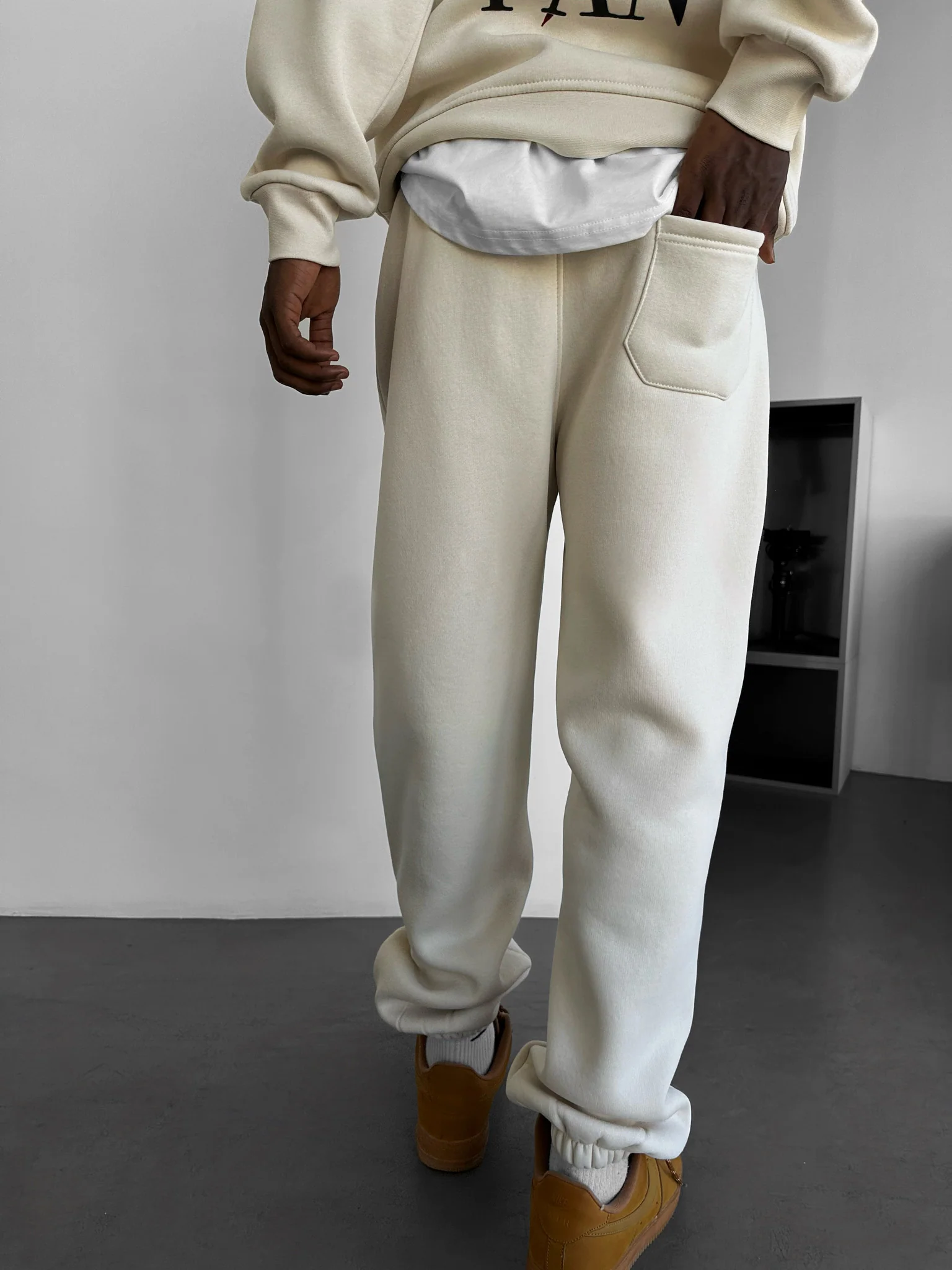 Basic Jogger - Beige - Image 3