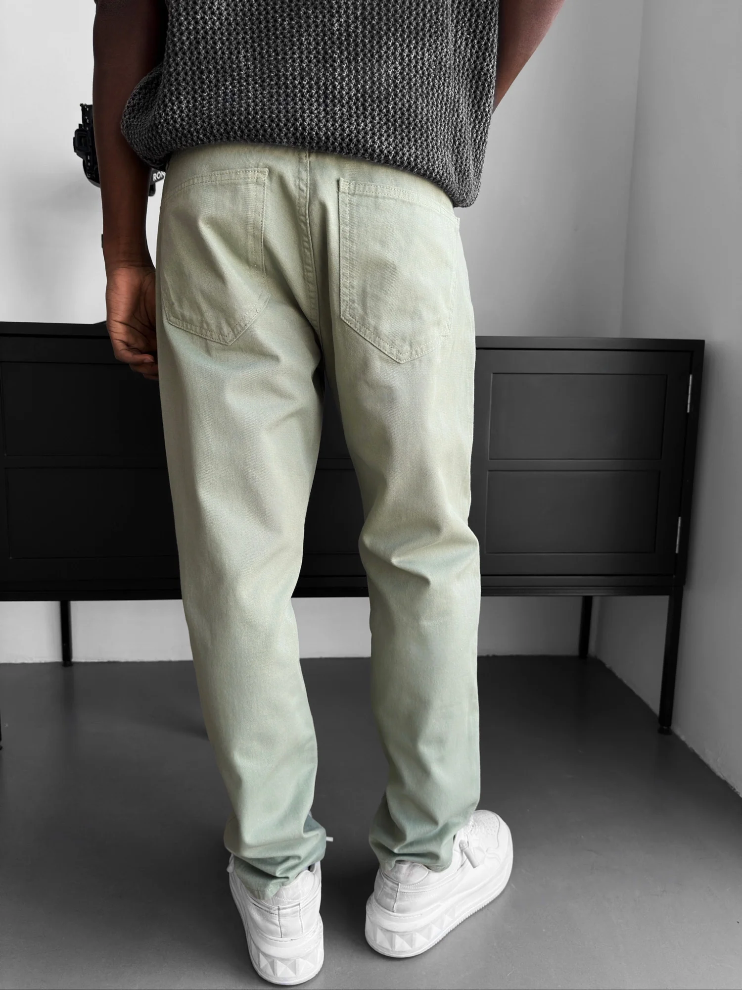Boyfriend Jeans - Mint - Image 3
