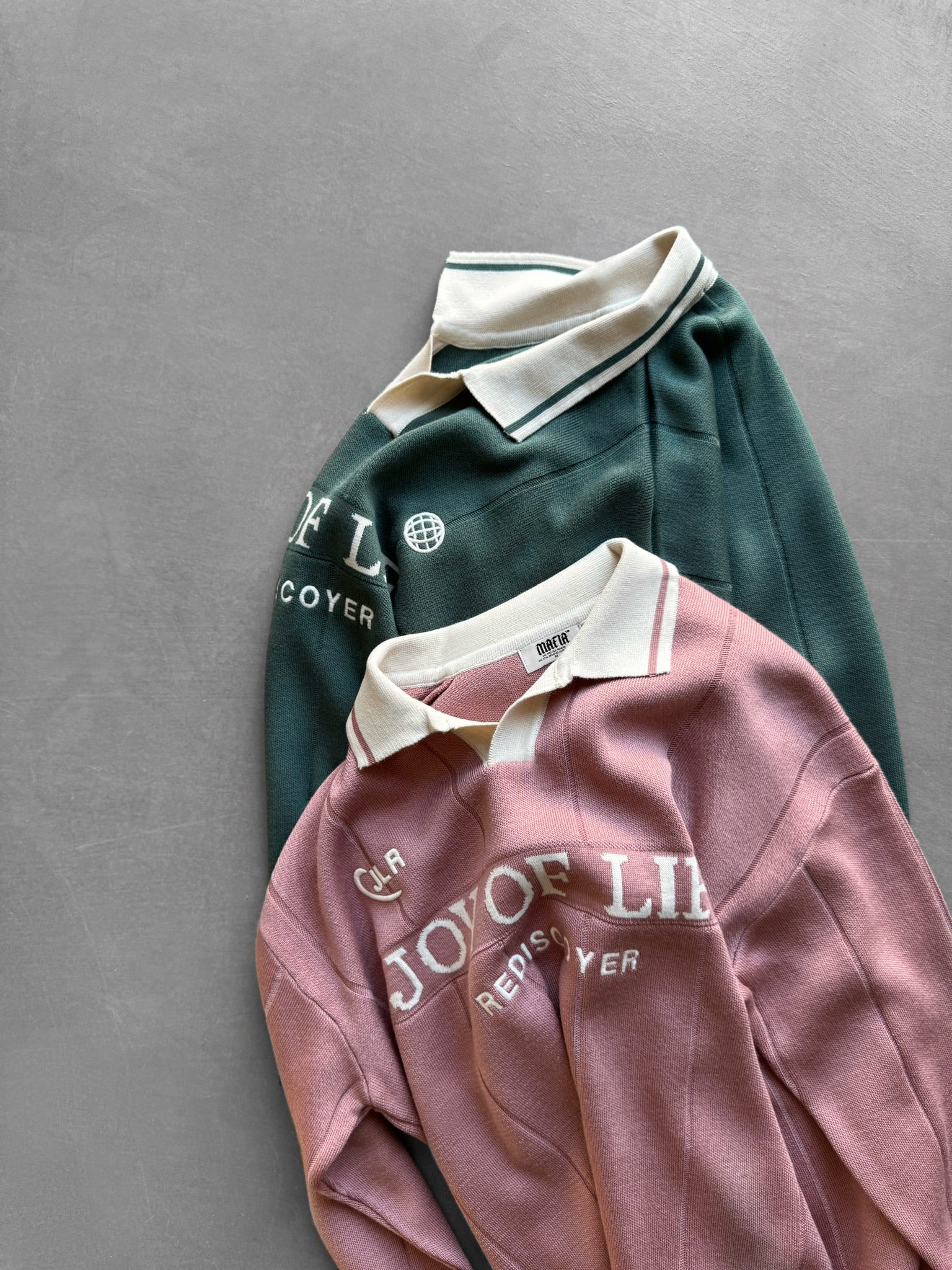 Loose Fit JLR Polo Sweater - Petrol - Image 4
