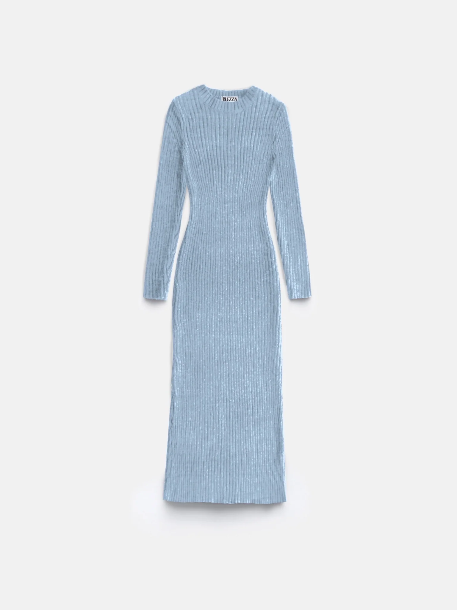 Maxi Knit Dress - Babyblue - Image 7