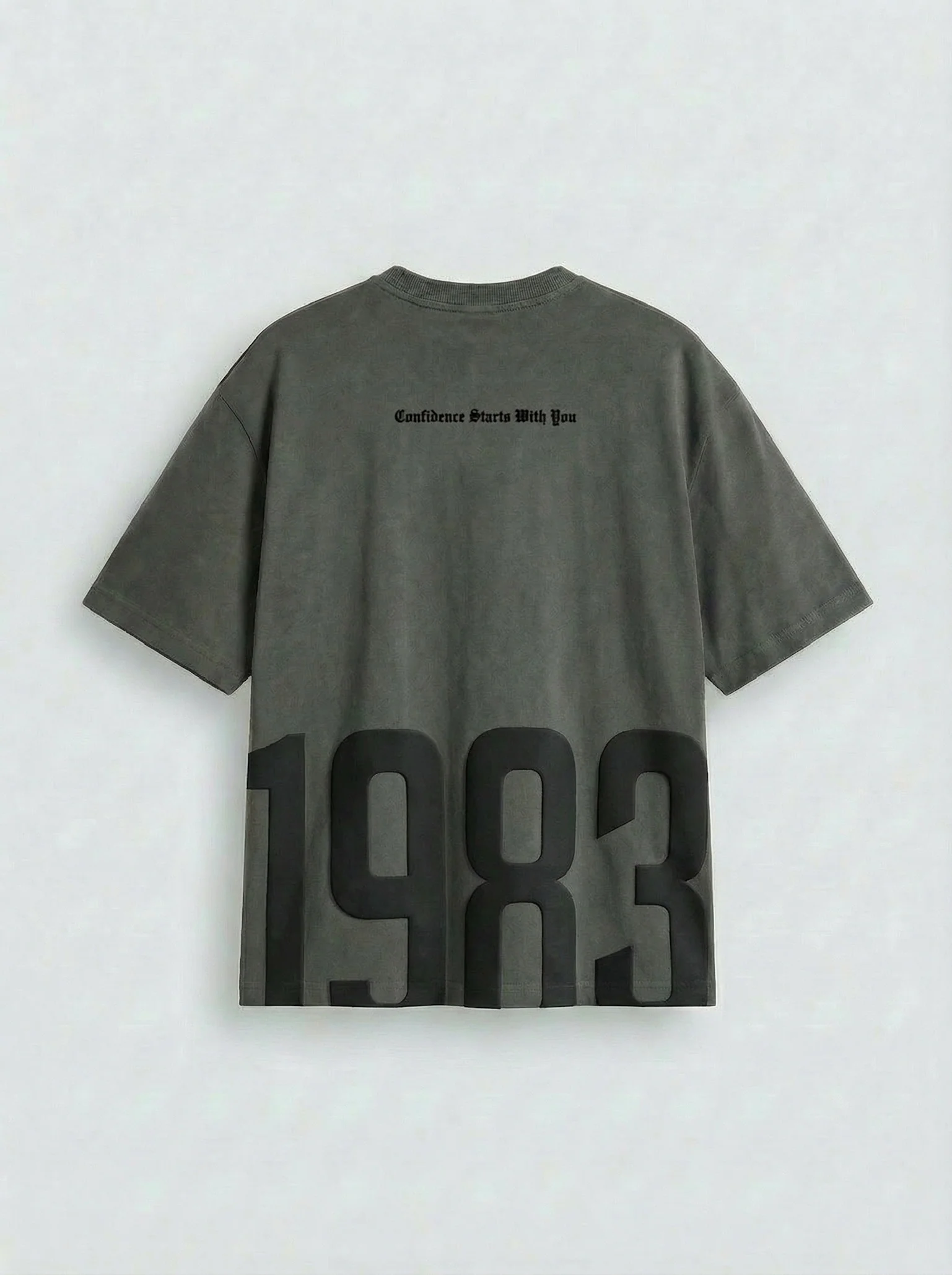 Oversize 1983 T-shirt - Anthracite