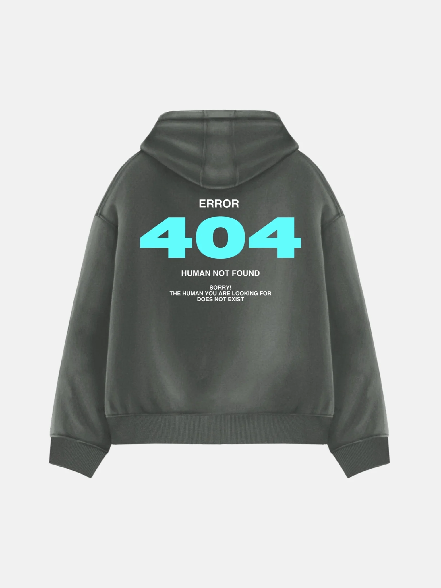 Oversize 404 Hoodie - Anthracite - Image 4