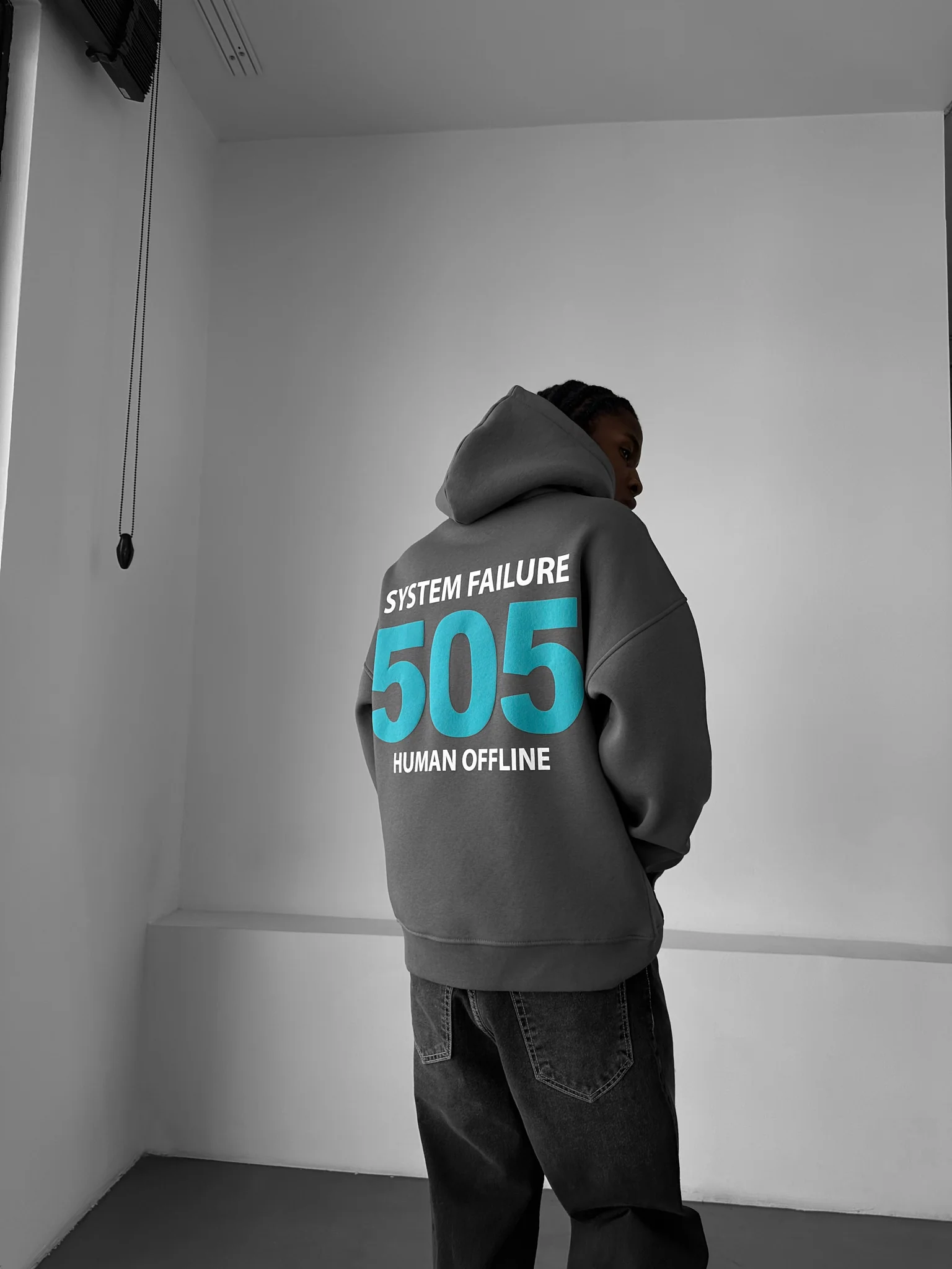 Oversize 505 Hoodie - Anthracite - Image 6