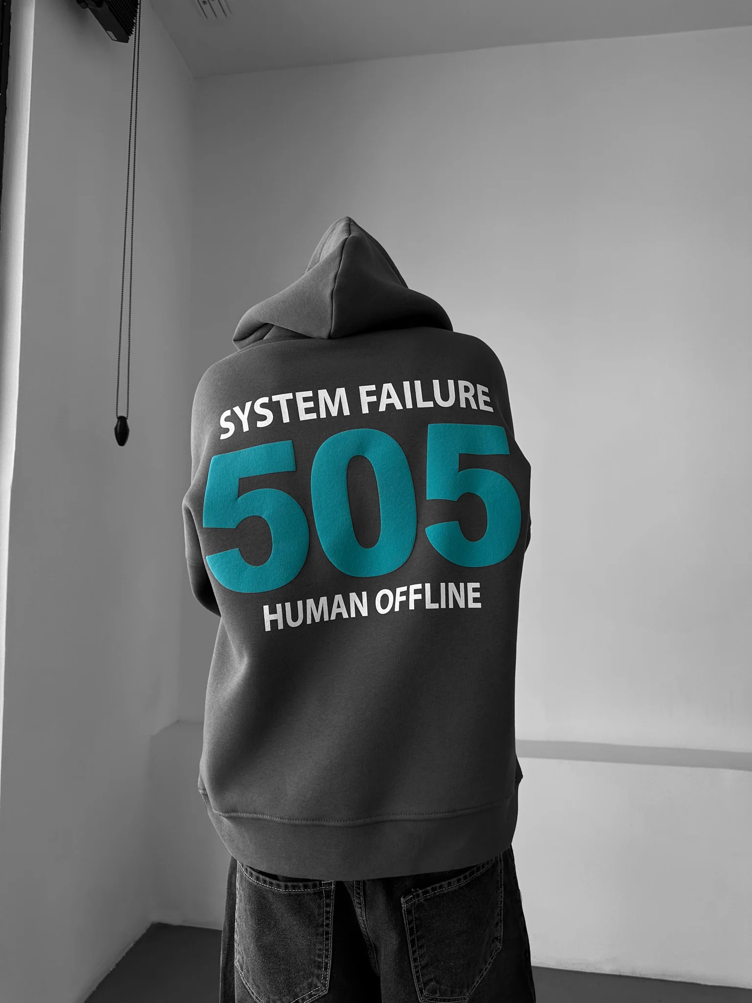 Oversize 505 Hoodie - Anthracite - Image 7
