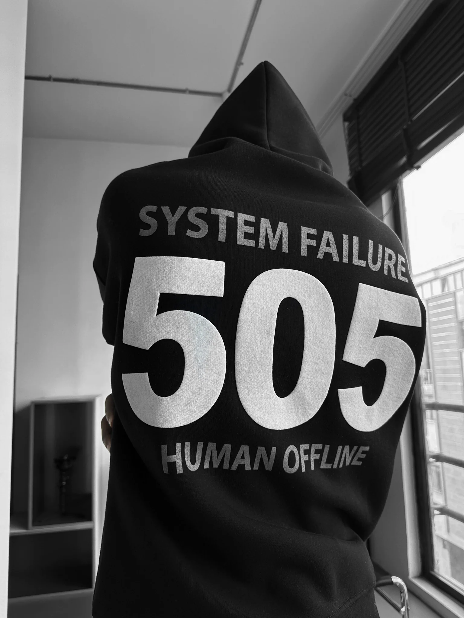 Oversize 505 Hoodie - Black