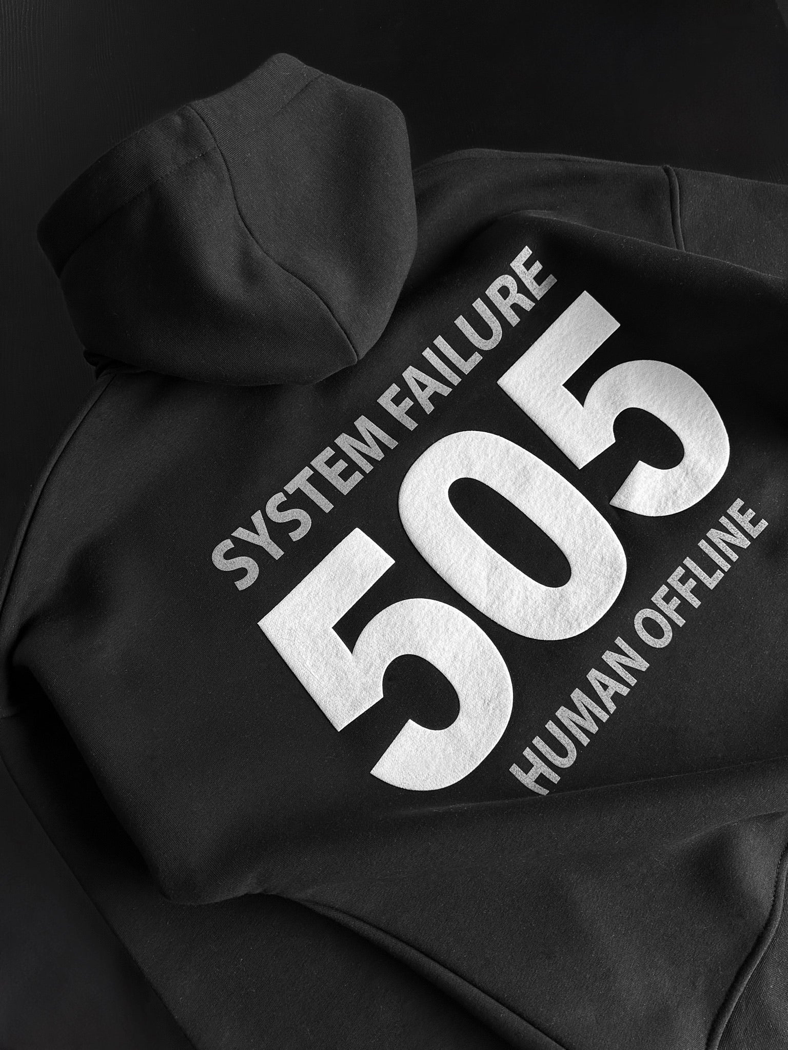 Oversize 505 Hoodie - Black - Image 2