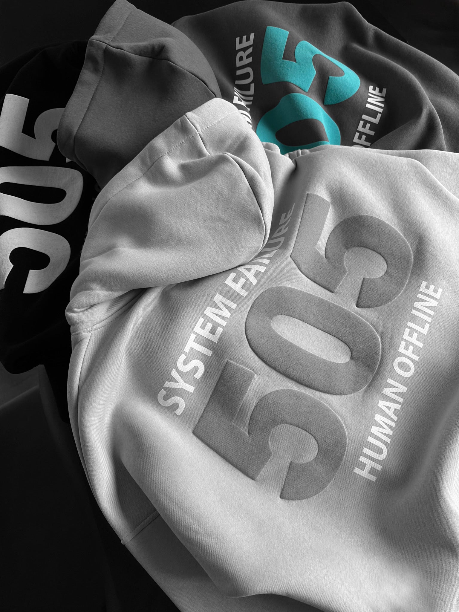 Oversize 505 Hoodie - Grey - Image 2