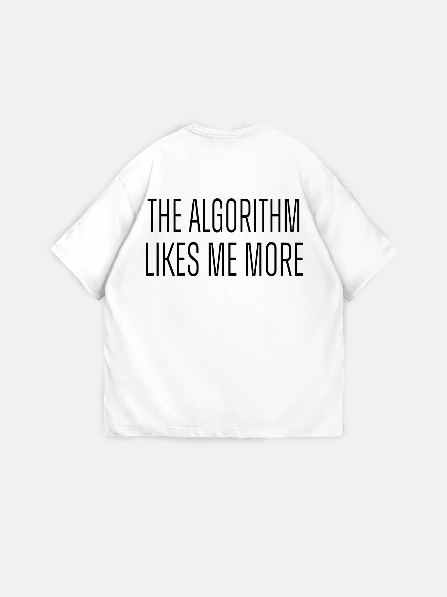 Oversize "Algorithm" T-Shirt - Ecru - Image 7