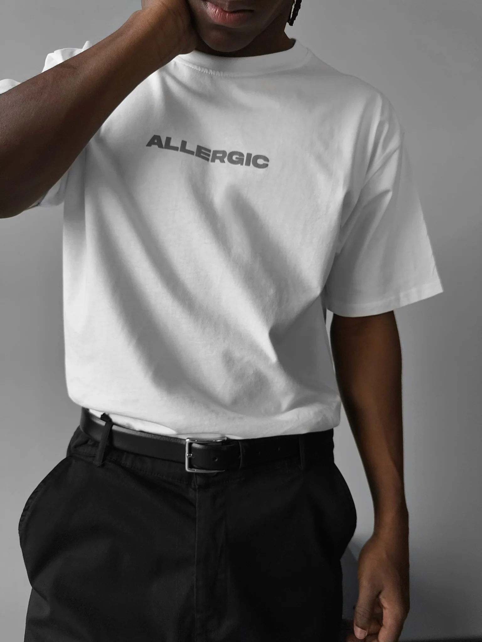 Oversize Allergic T-Shirt - Ecru - Image 3