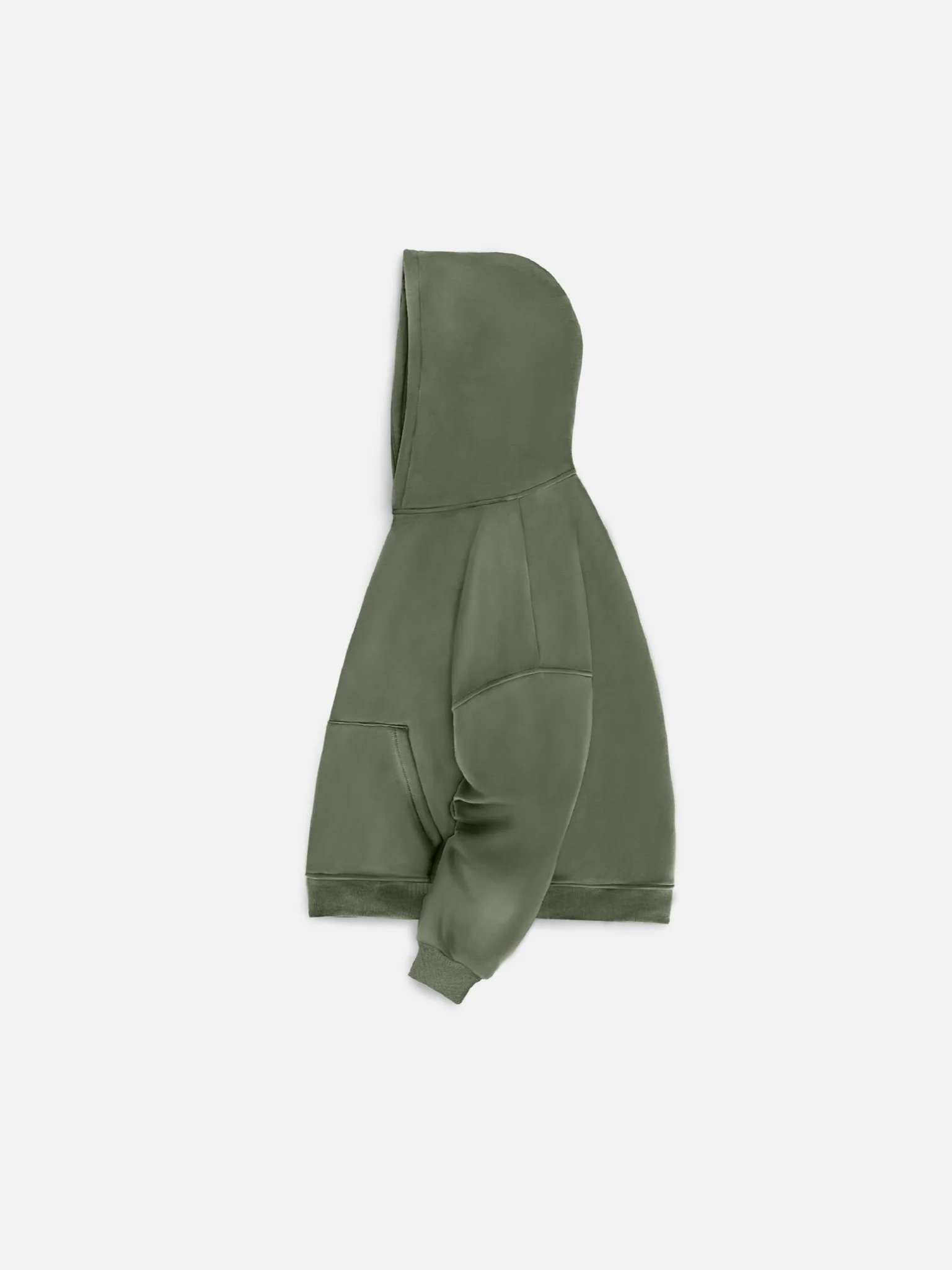 Oversize Basic Hoodie - Four Leaf Clover - Image 3