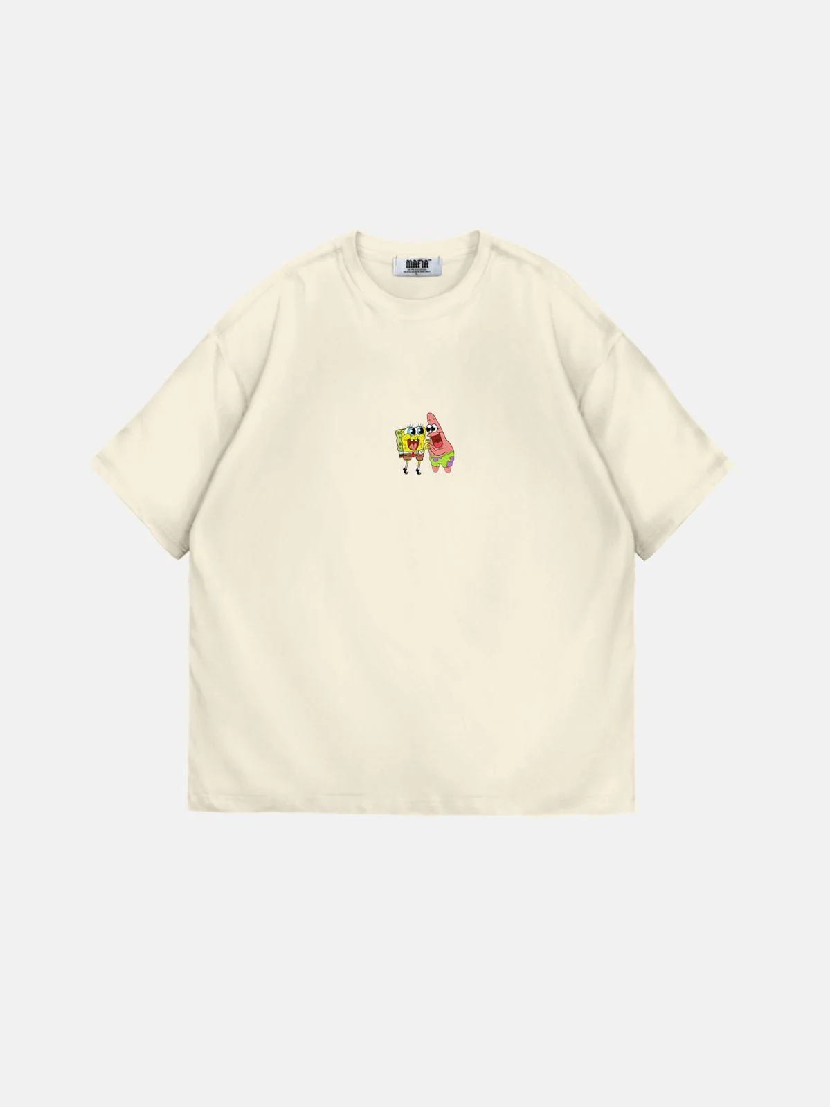 Oversize Comic T-Shirt - Antique White - Image 7