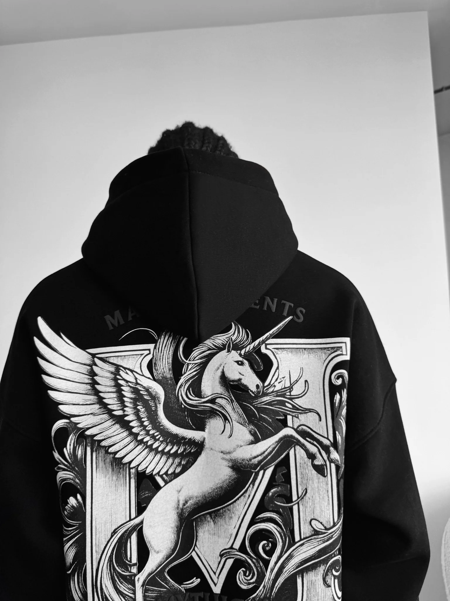 Oversize Creatures Hoodie - Black - Image 2