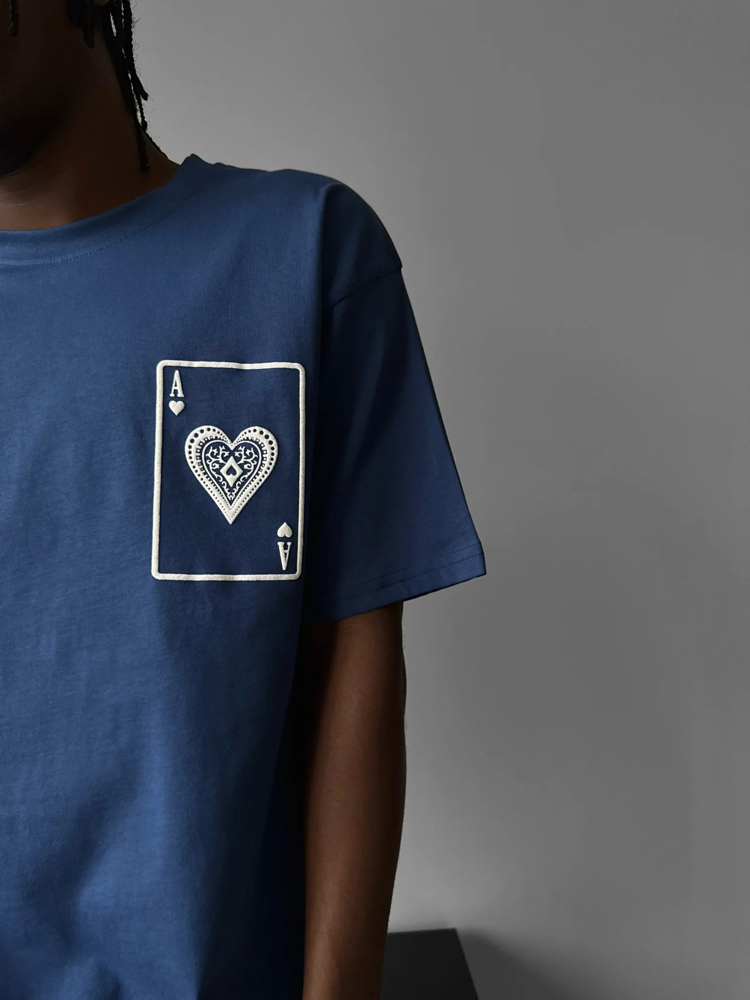 Oversize "EX" T-Shirt - Navy Peony - Image 3
