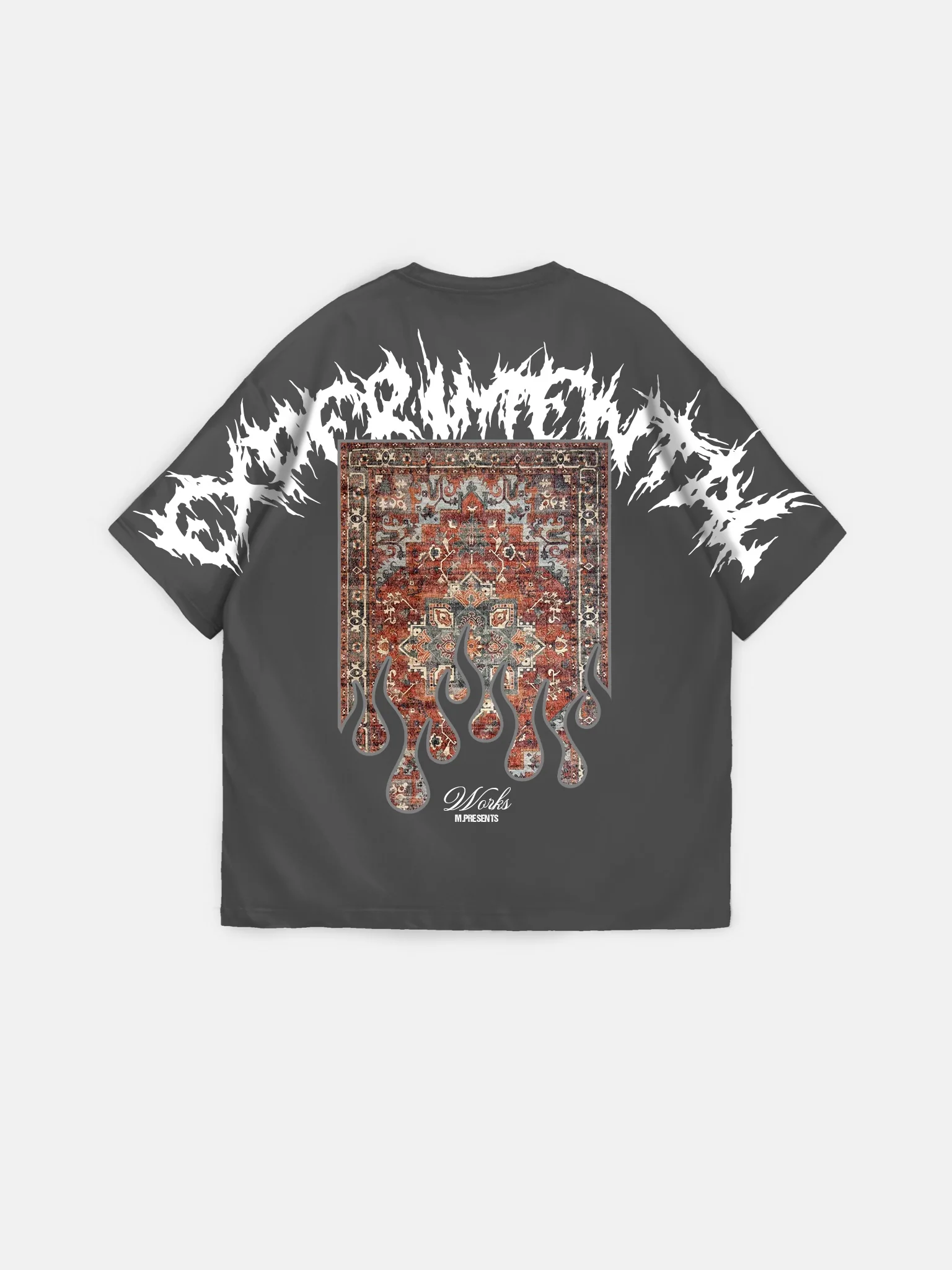 Oversize Experimental T-Shirt - Anthracite - Image 5
