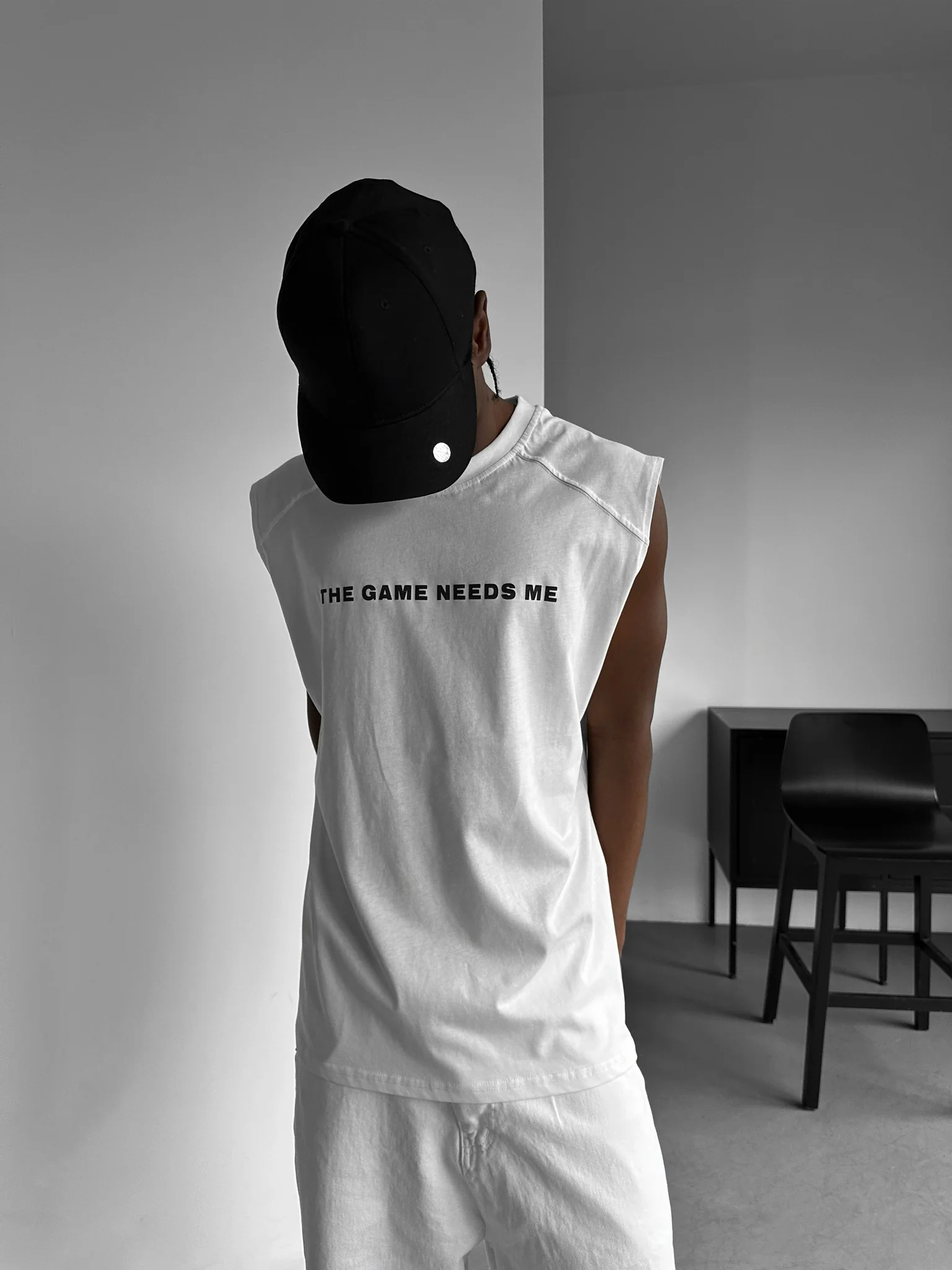 Oversize Game Tanktop - Ecru - Image 3