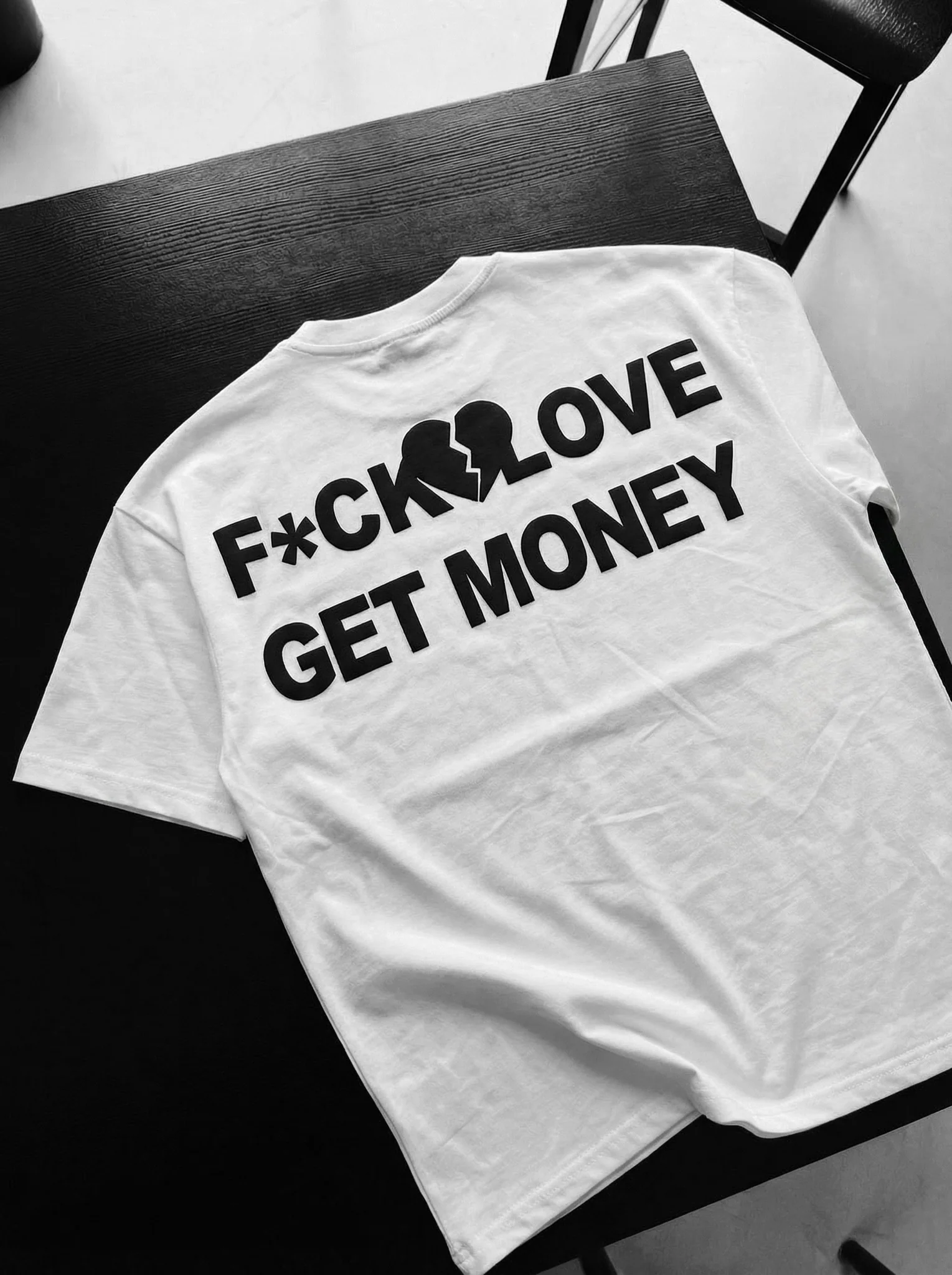 Oversize Get Money T-shirt - Ecru
