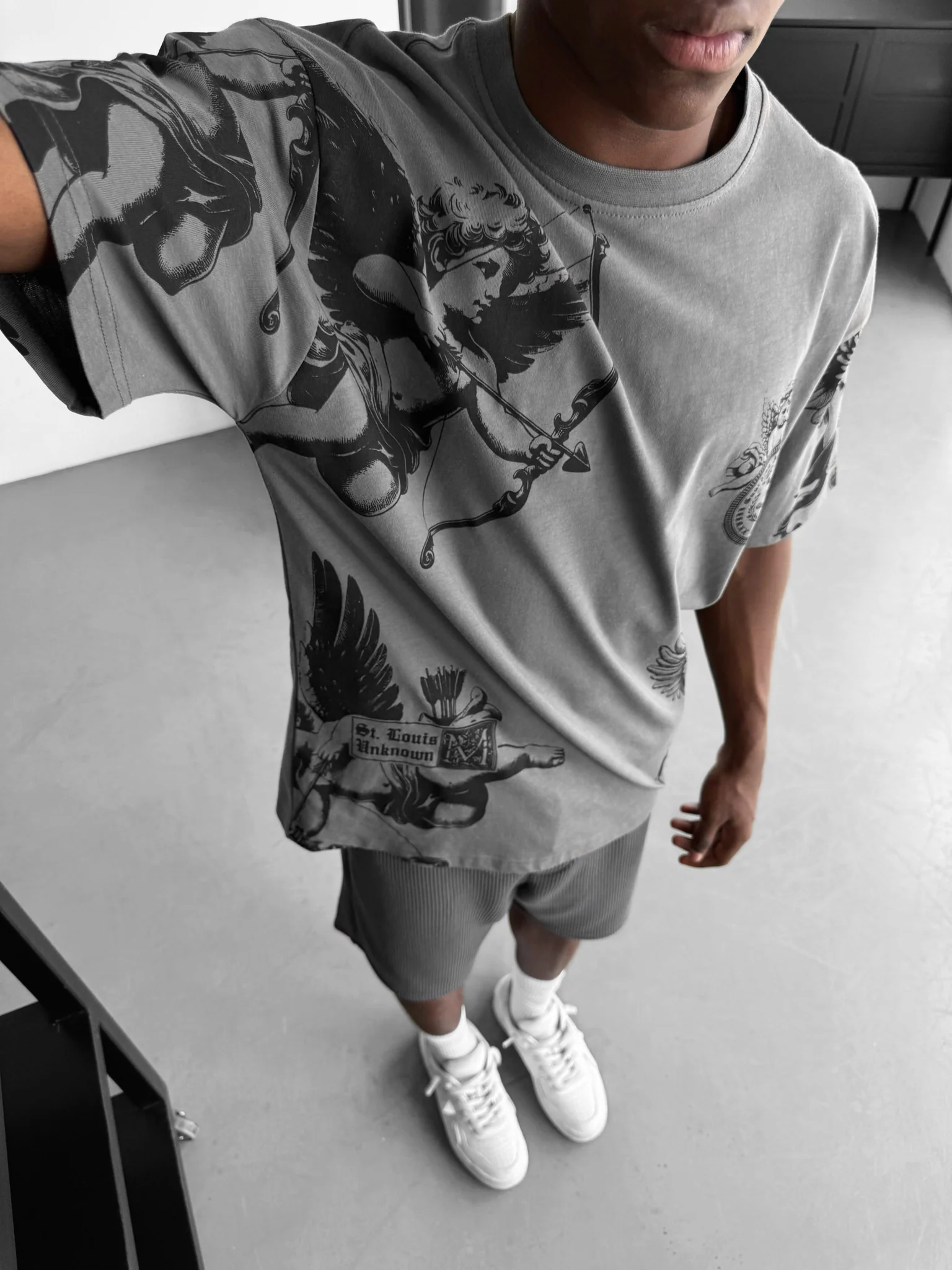 Oversize Guardian Angels T-Shirt - Anthracite - Image 3