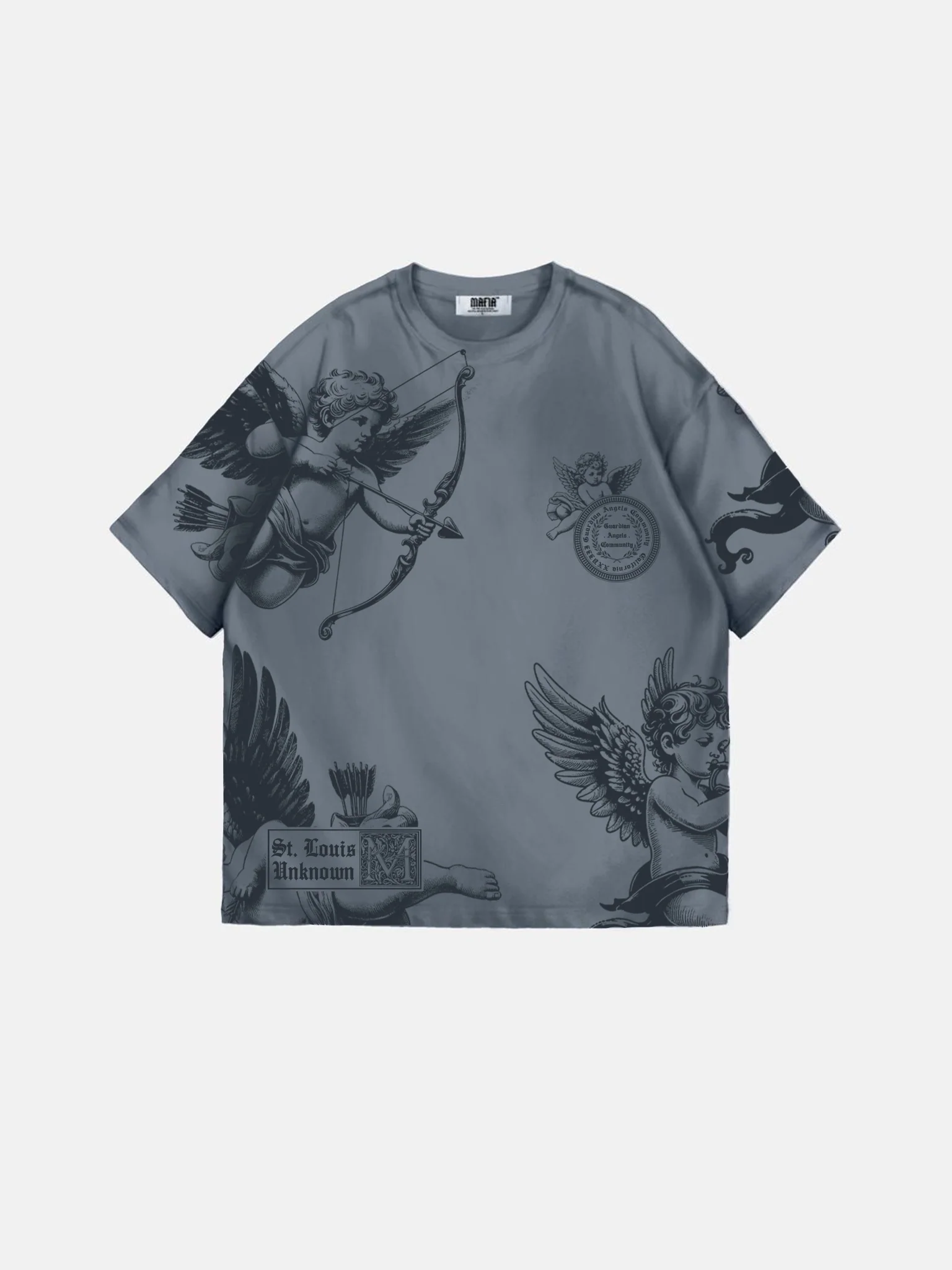 Oversize Guardian Angels T-Shirt - Stormy Weather - Image 4
