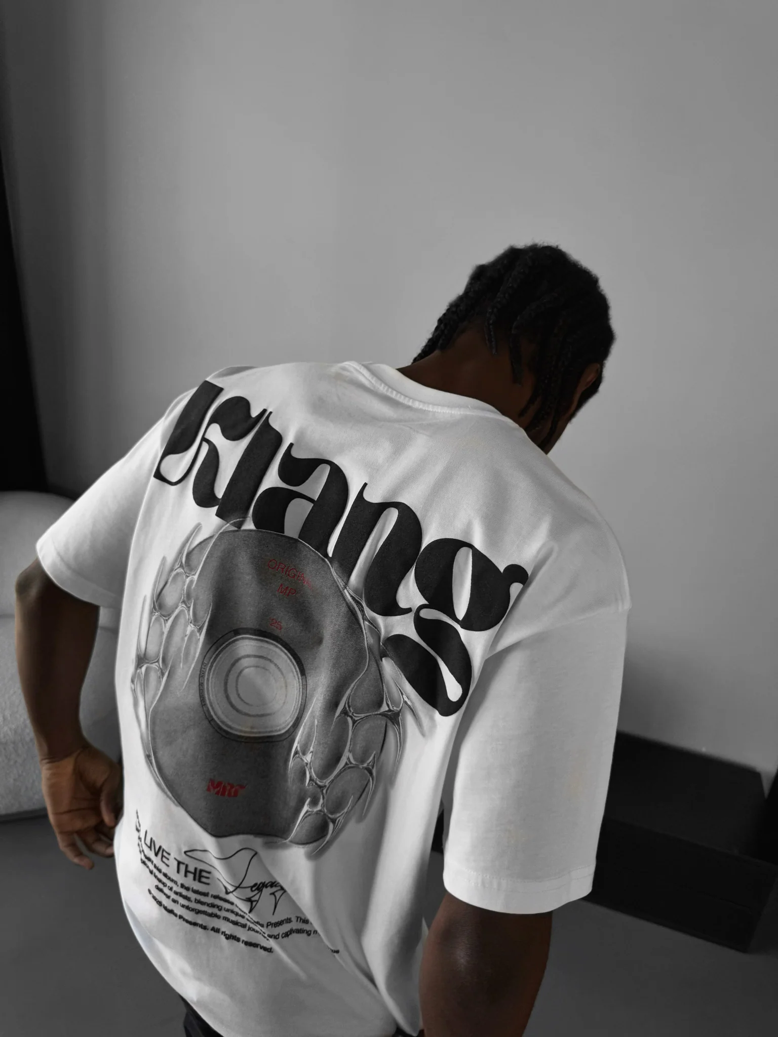Oversize "Klang" T-Shirt - Ecru - Image 3