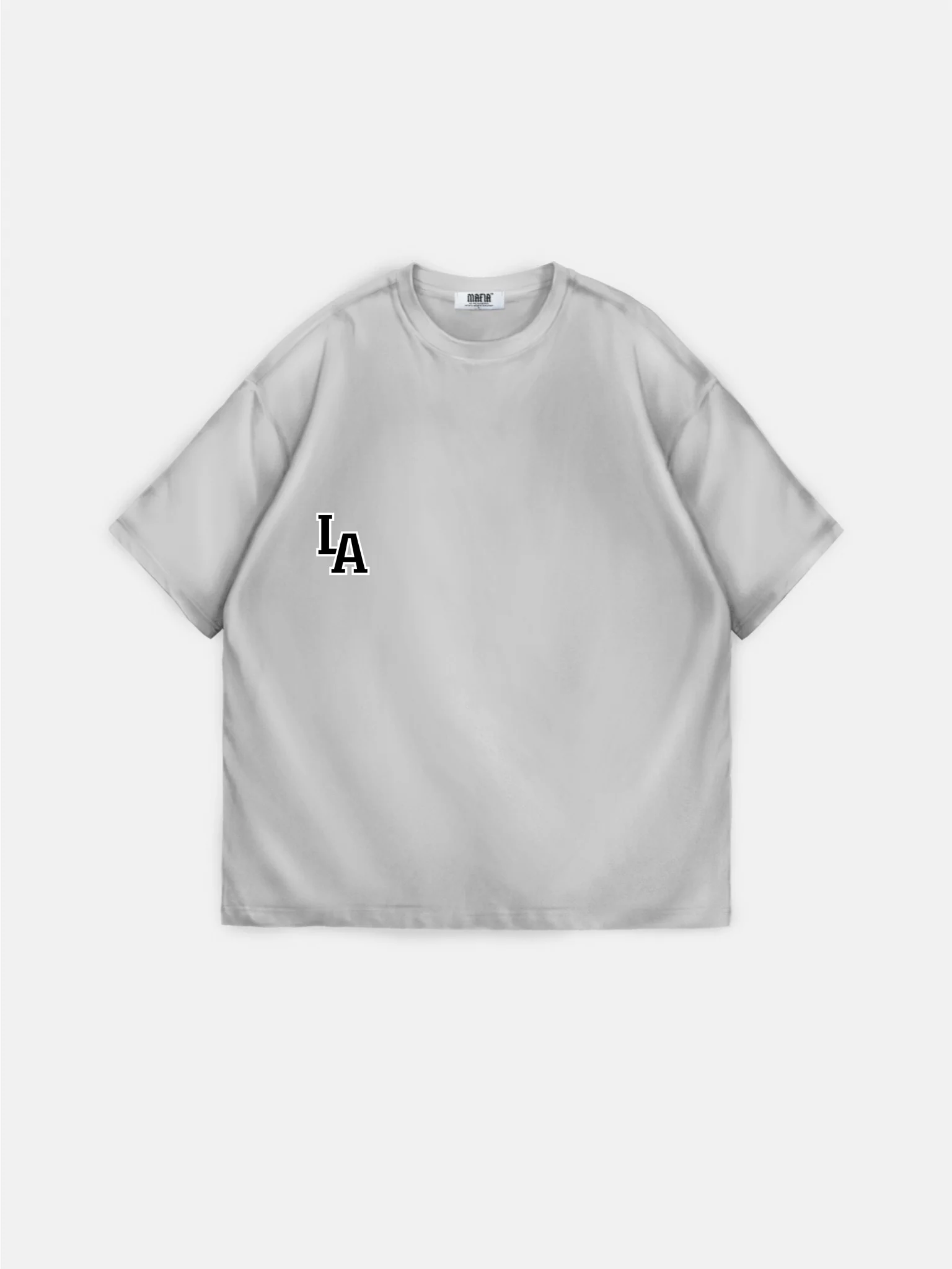 Oversize L.A T-shirt - Grey - Image 8