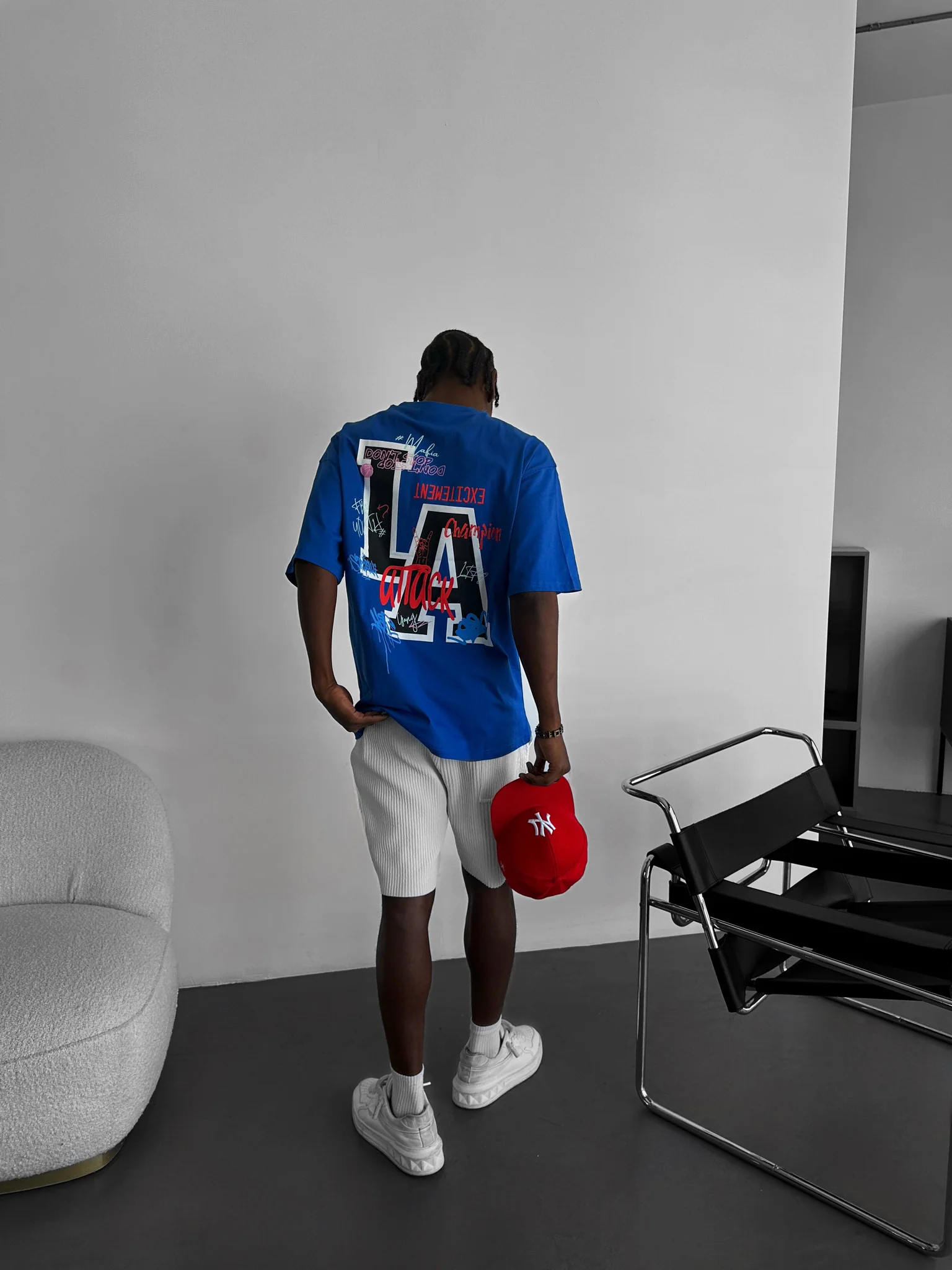 Oversize L.A T-shirt - Saks - Image 5