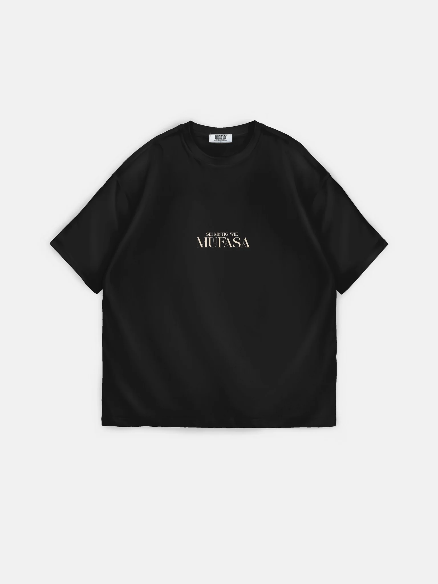 Oversize Lion T-Shirt - Black - Image 4