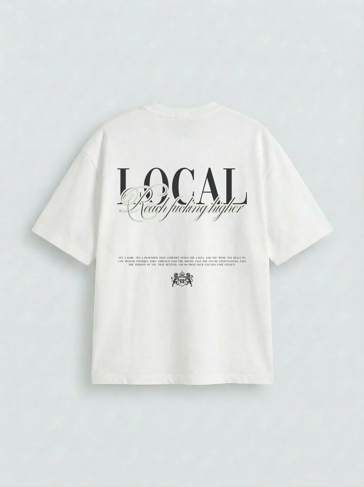 Oversize Local T-shirt - Ecru - Image 3