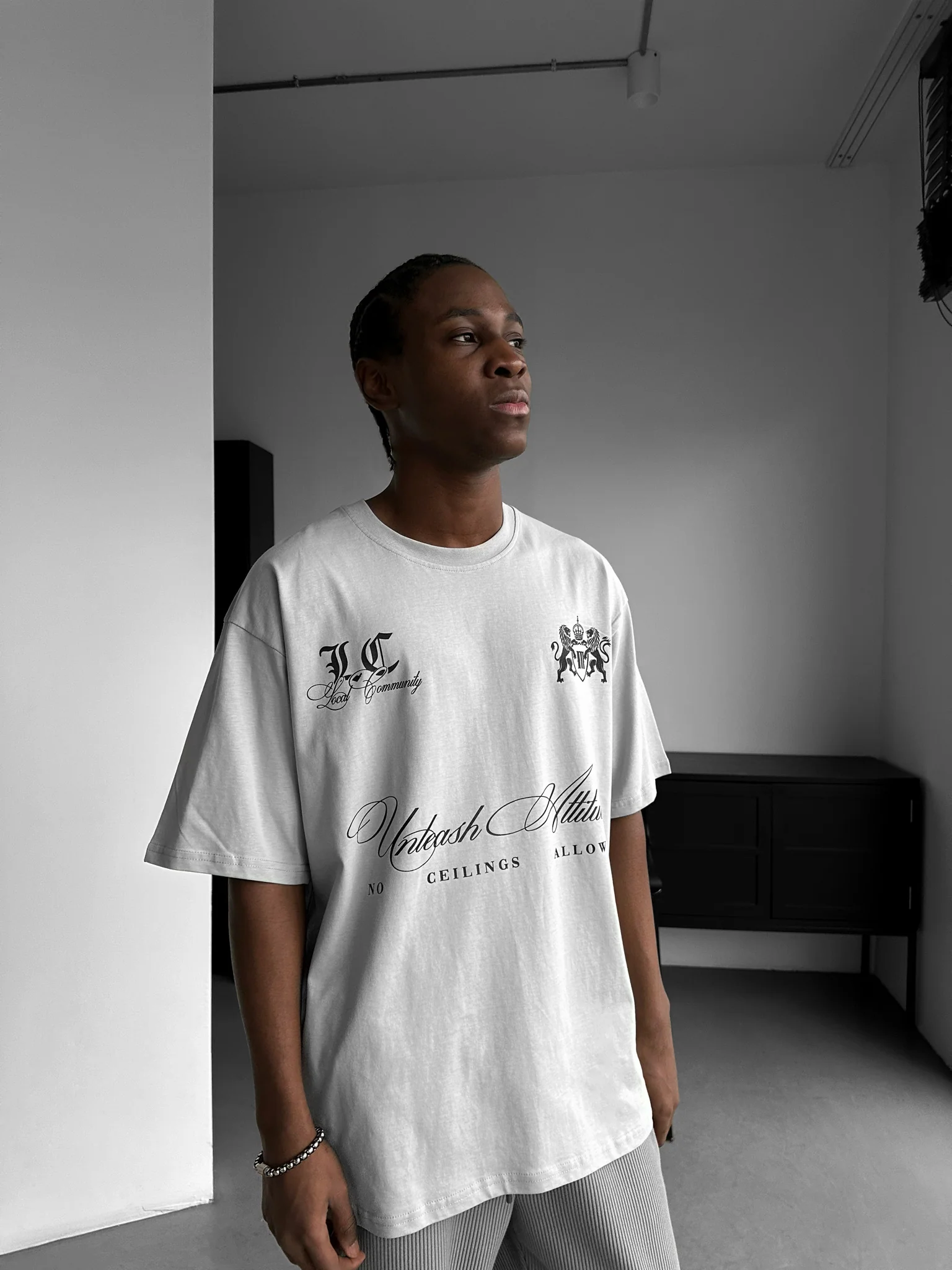 Oversize Local T-shirt - Grey - Image 3