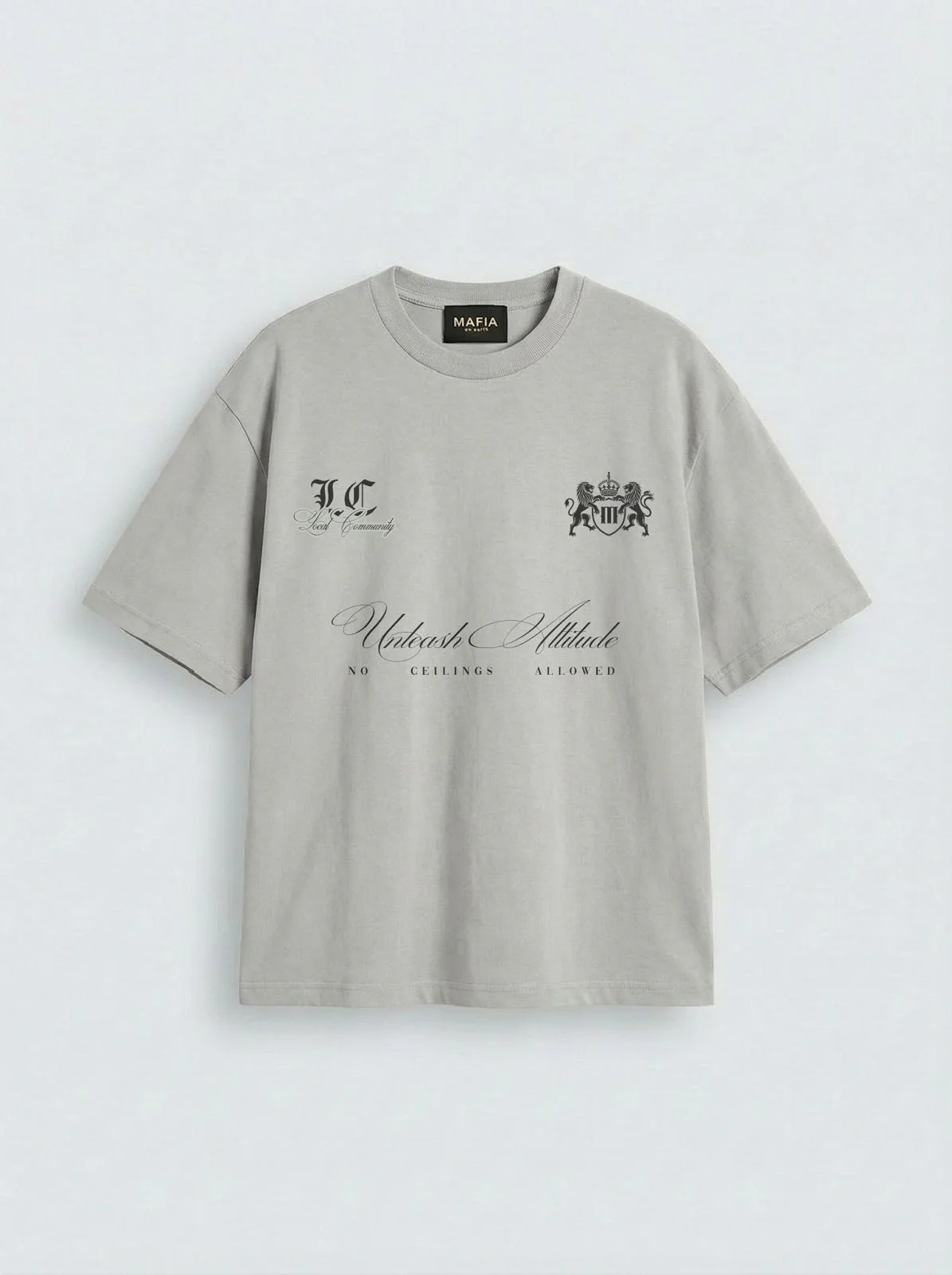 Oversize Local T-shirt - Grey - Image 5