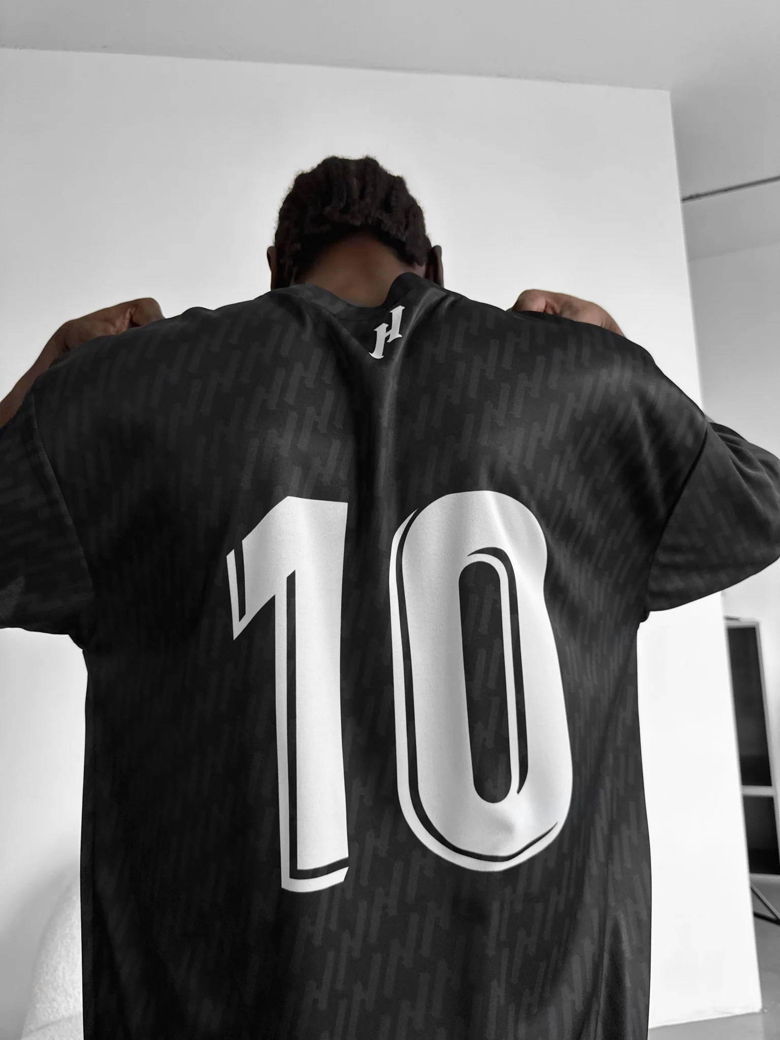 Oversize Mafia Trikot T-Shirt - Black - Image 2