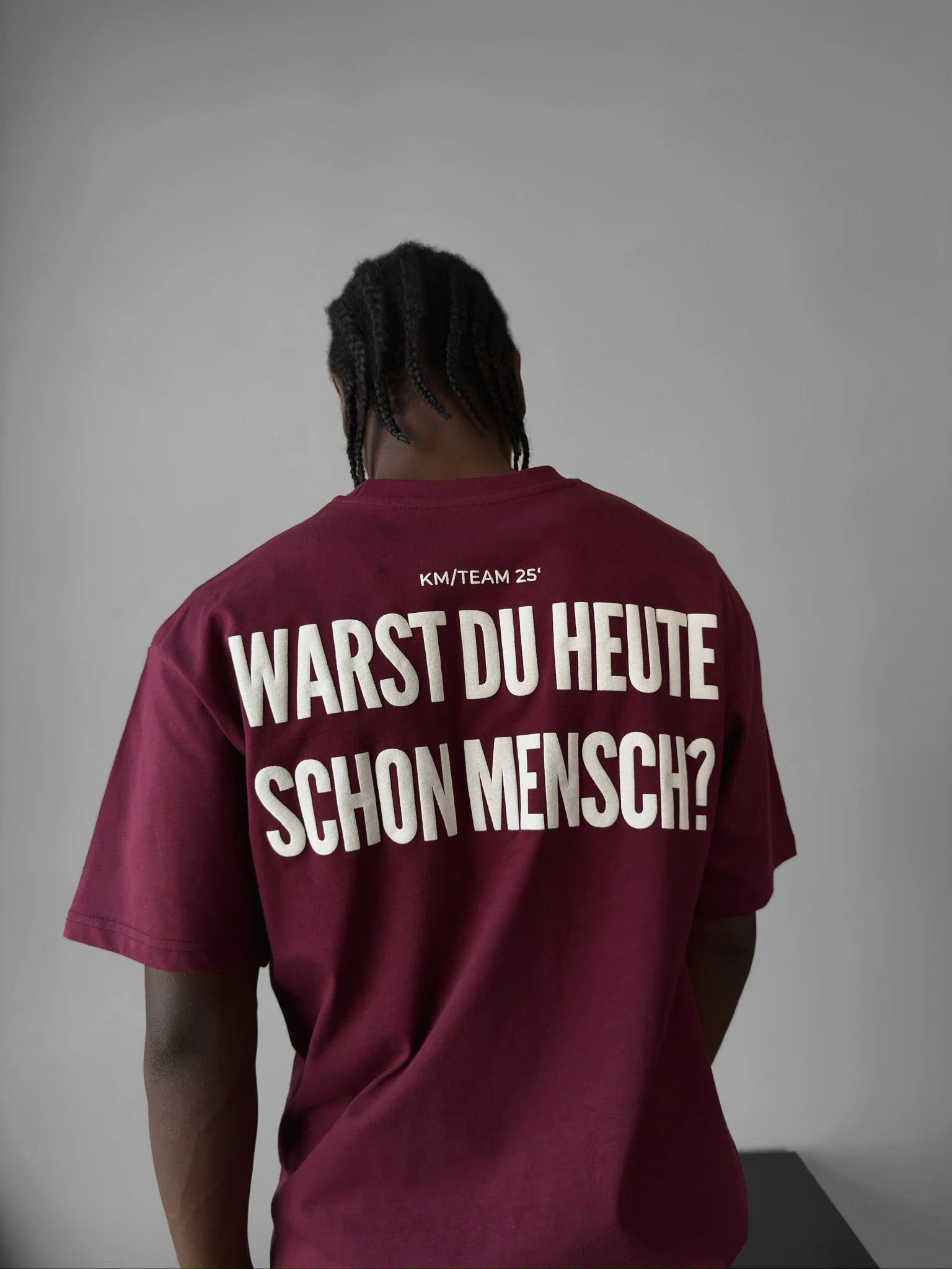 Oversize 'Mensch' T-Shirt - Port Royale