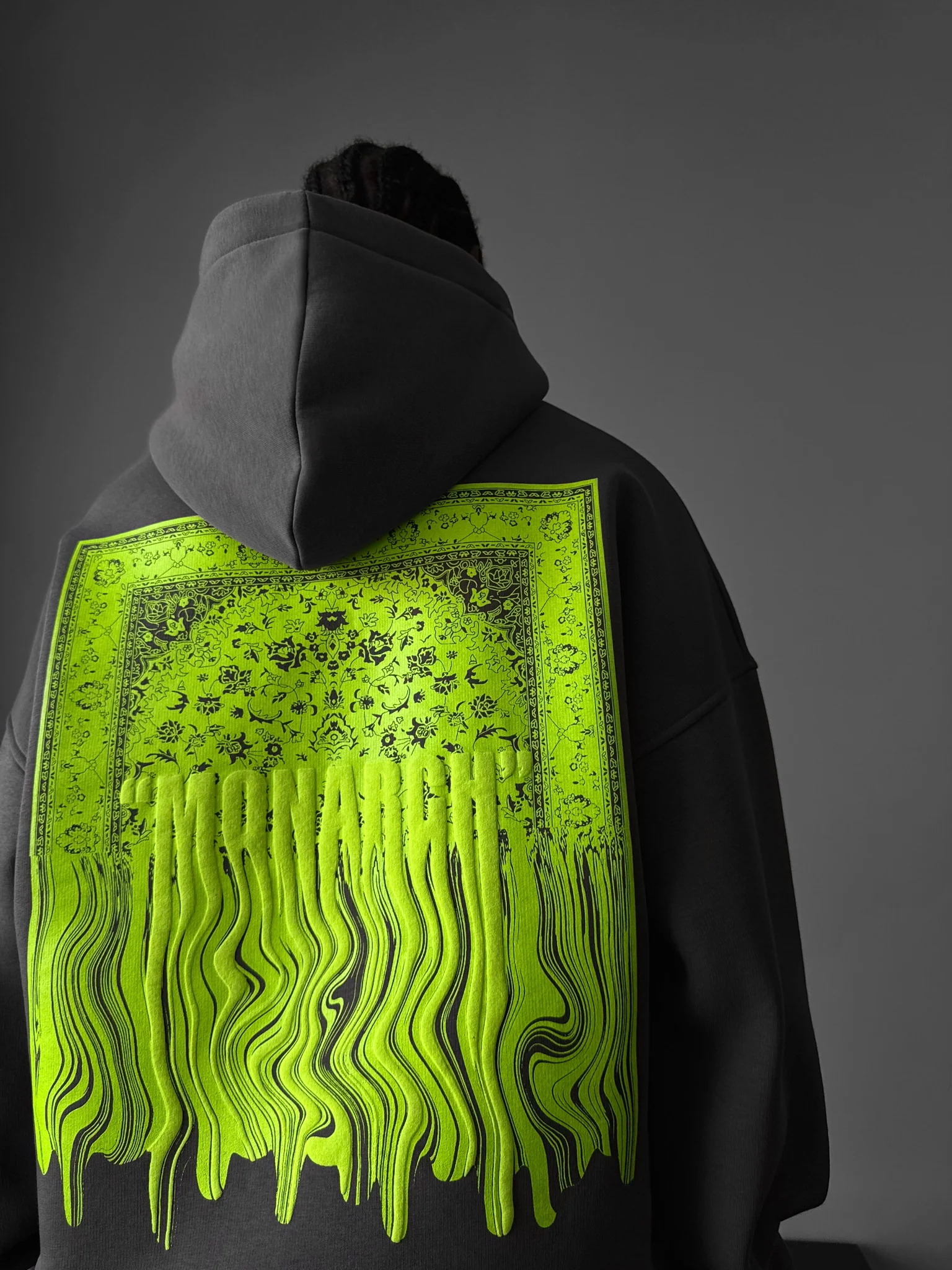 Oversize Monarch Hoodie - Anthracite - Image 2
