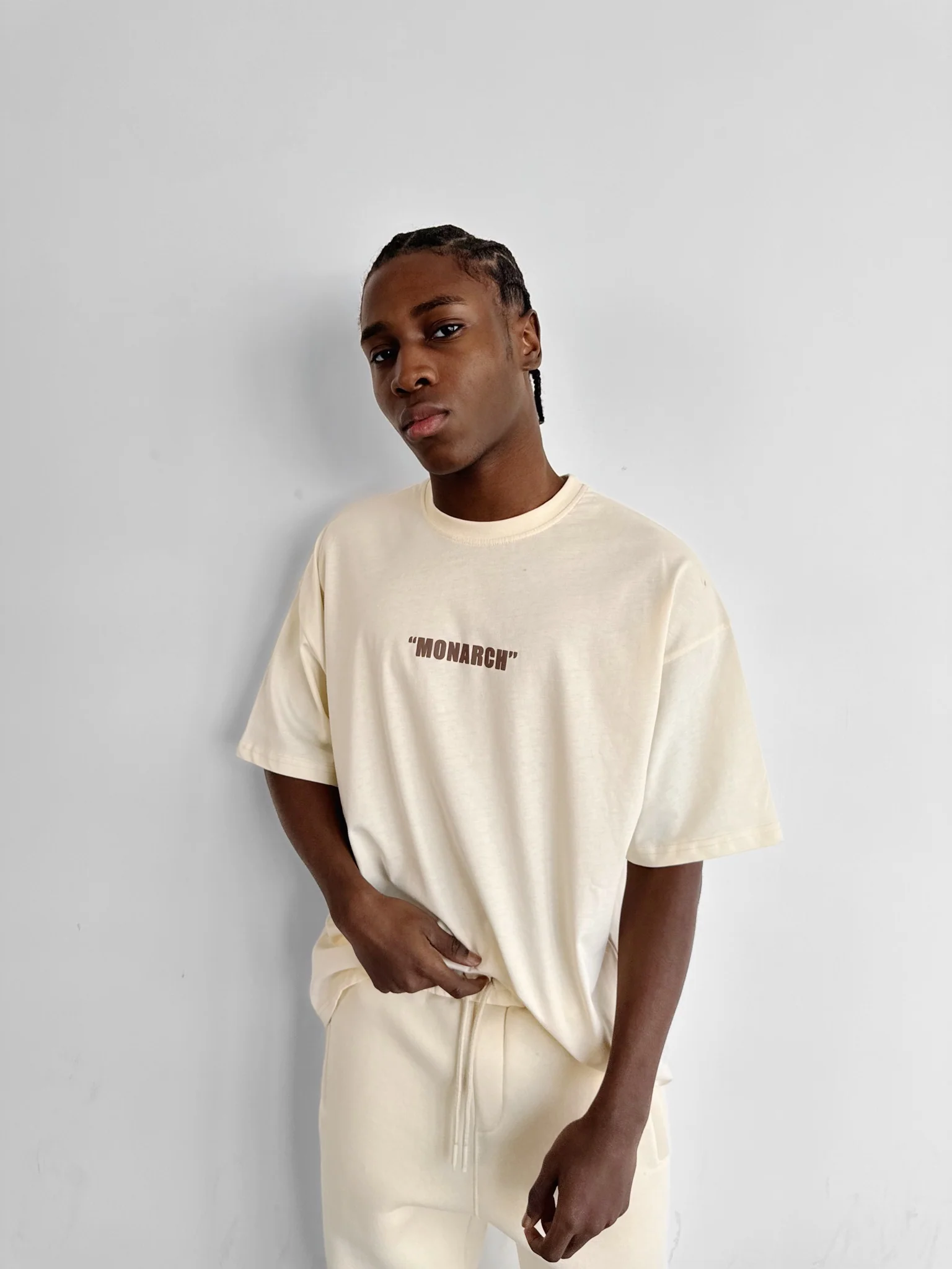 Oversize "Monarch" T-Shirt - Antique White - Image 2