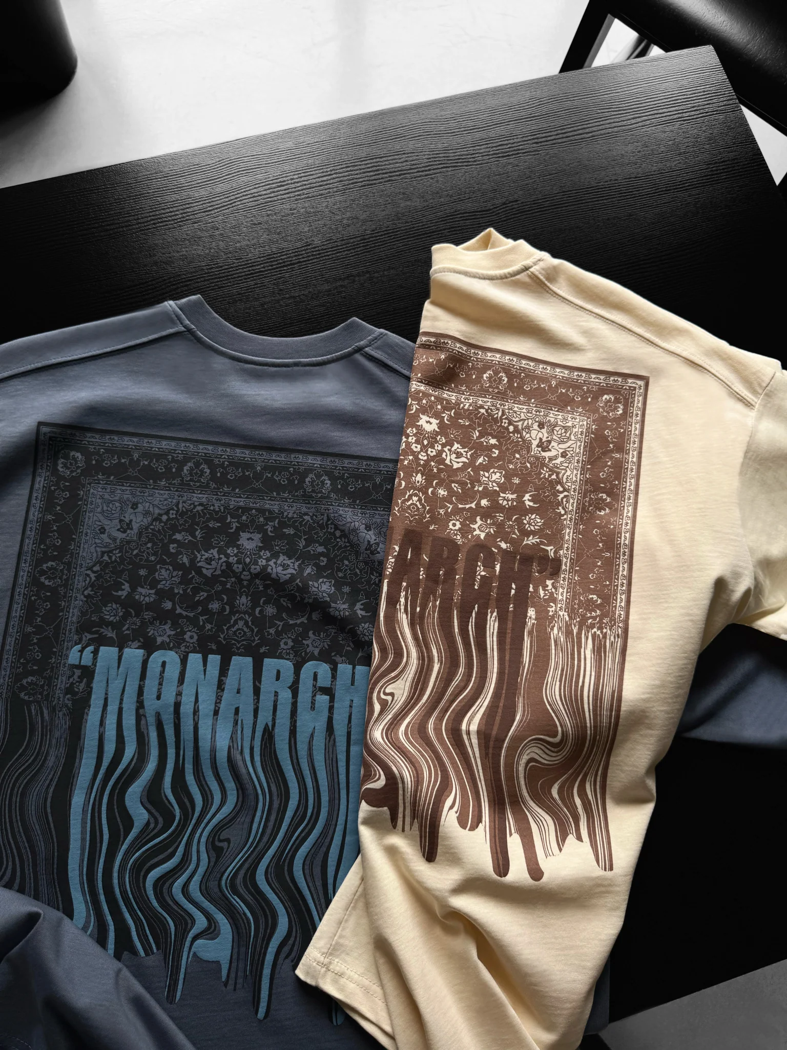 Oversize "Monarch" T-Shirt - Antique White - Image 4