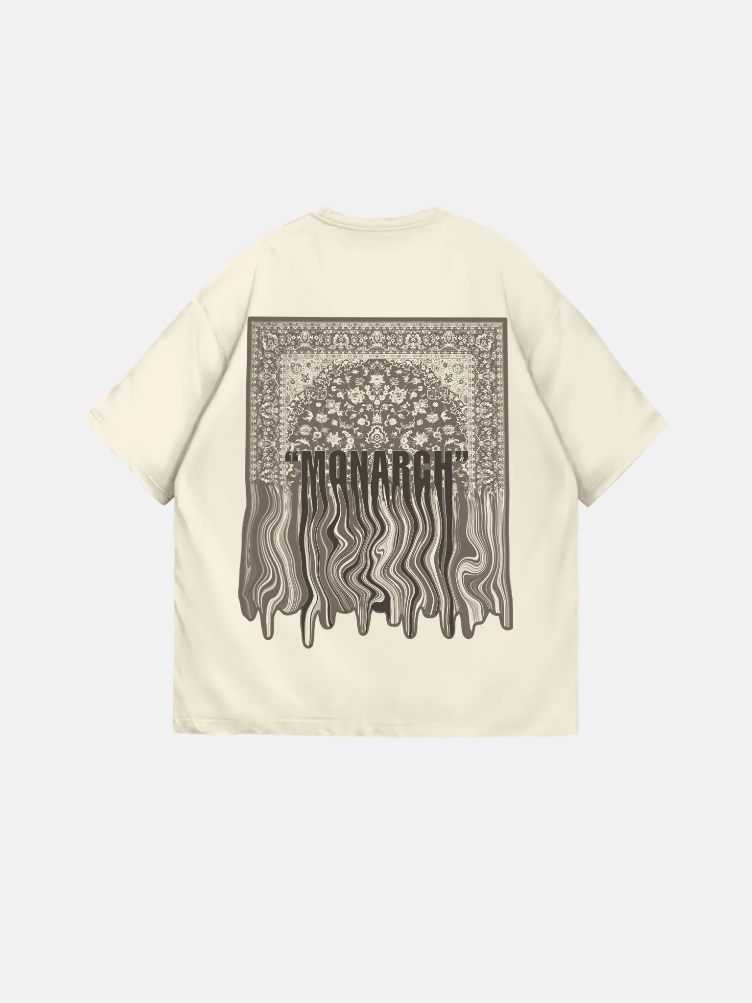 Oversize "Monarch" T-Shirt - Antique White - Image 5