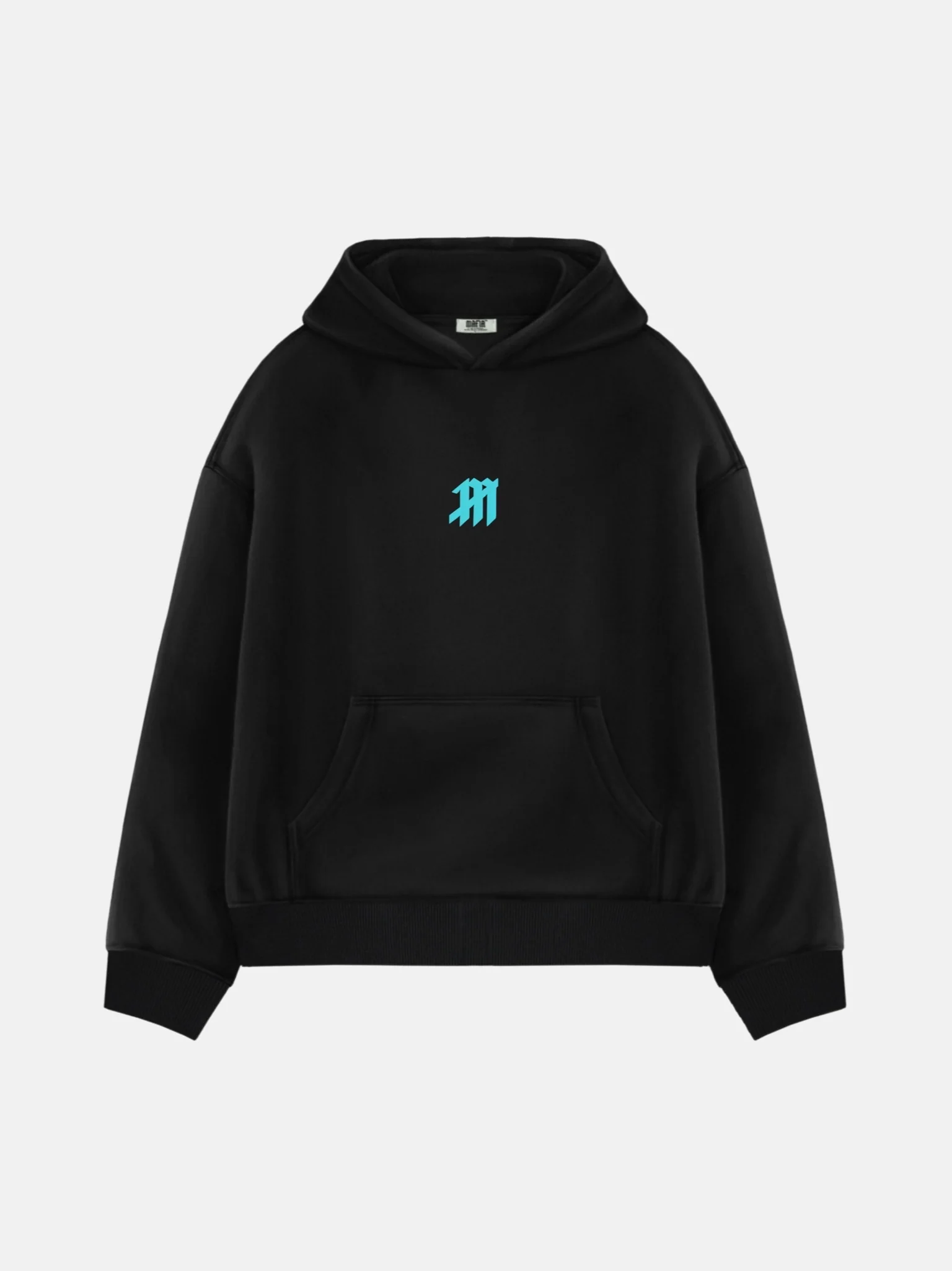 Oversize Mouse Hoodie - Black and Blue - Image 4