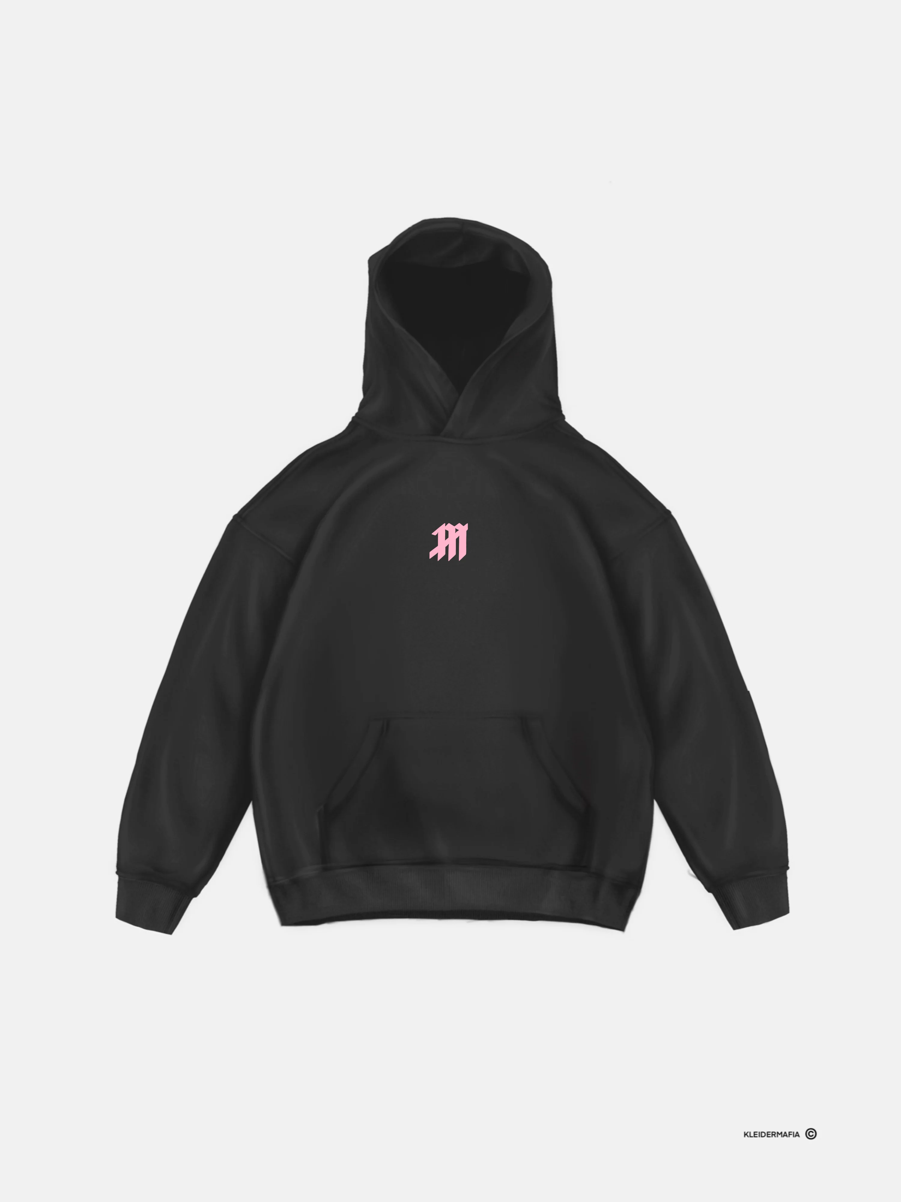 Oversize Mouse Hoodie - Black and Pink - Image 7
