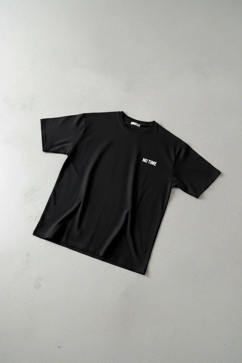 Oversize Nonsense T-shirt - Black and White - Image 2