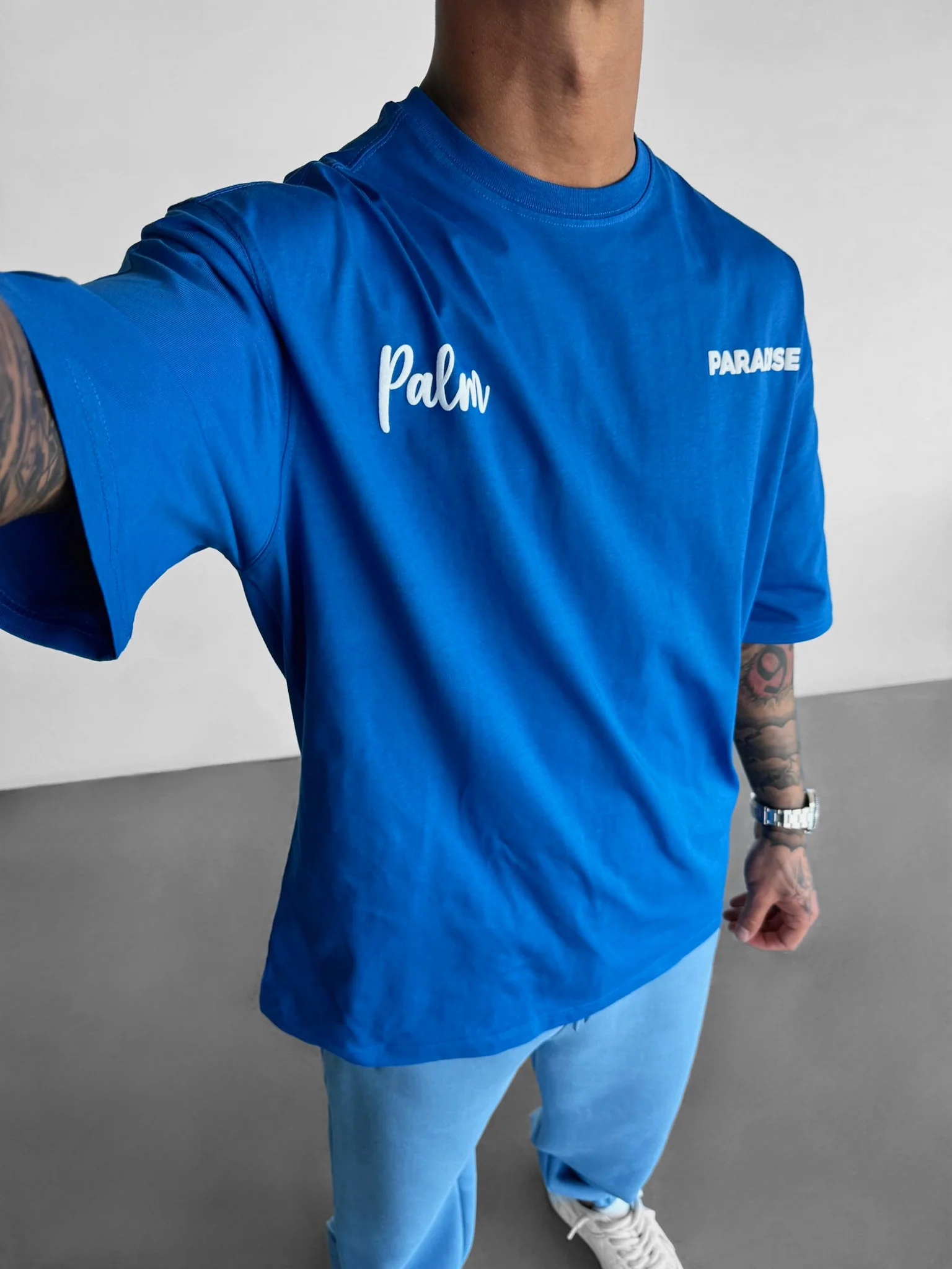 Oversize Palm Paradise T-shirt - Saks - Image 2