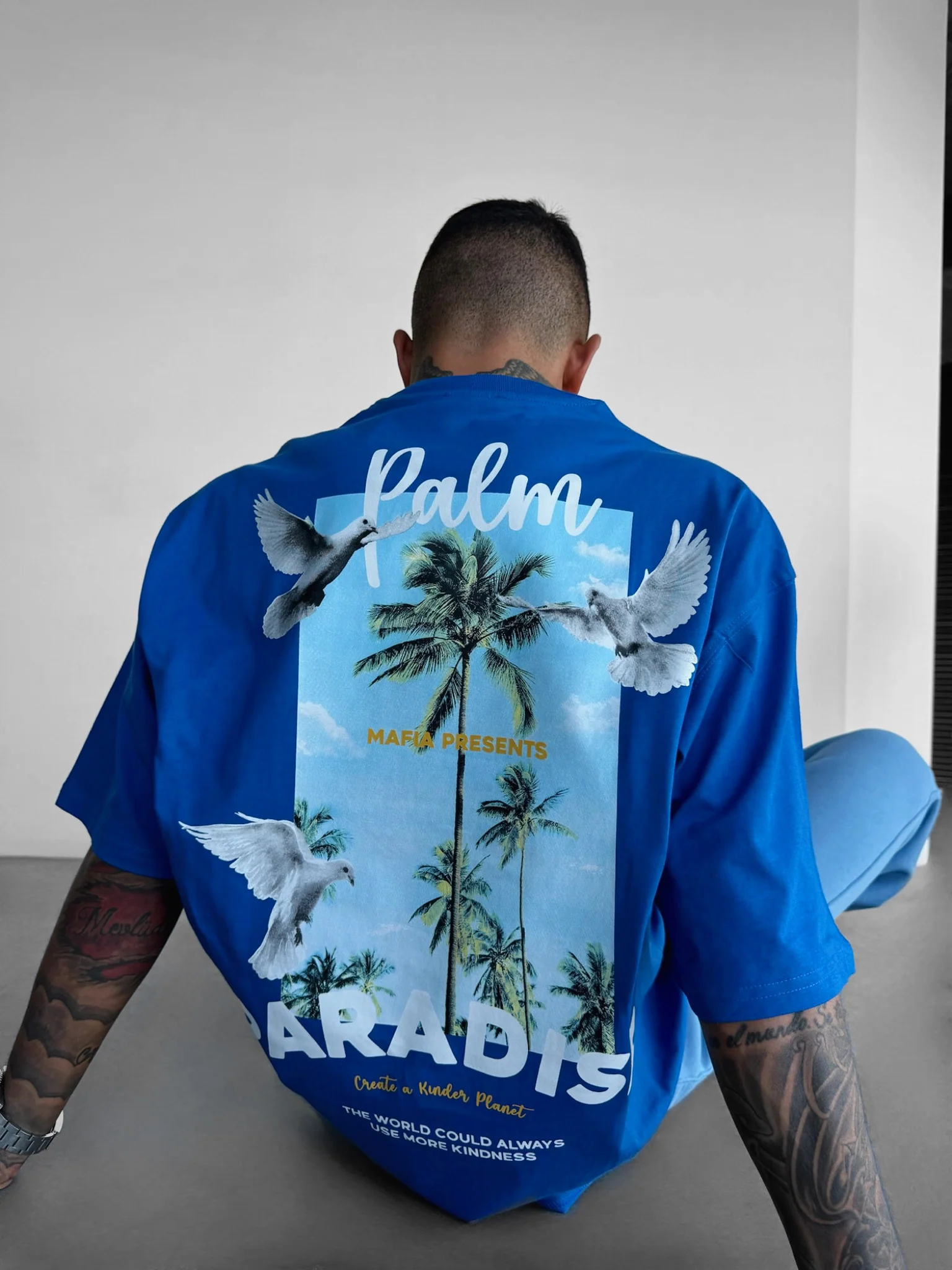 Oversize Palm Paradise T-shirt - Saks - Image 6