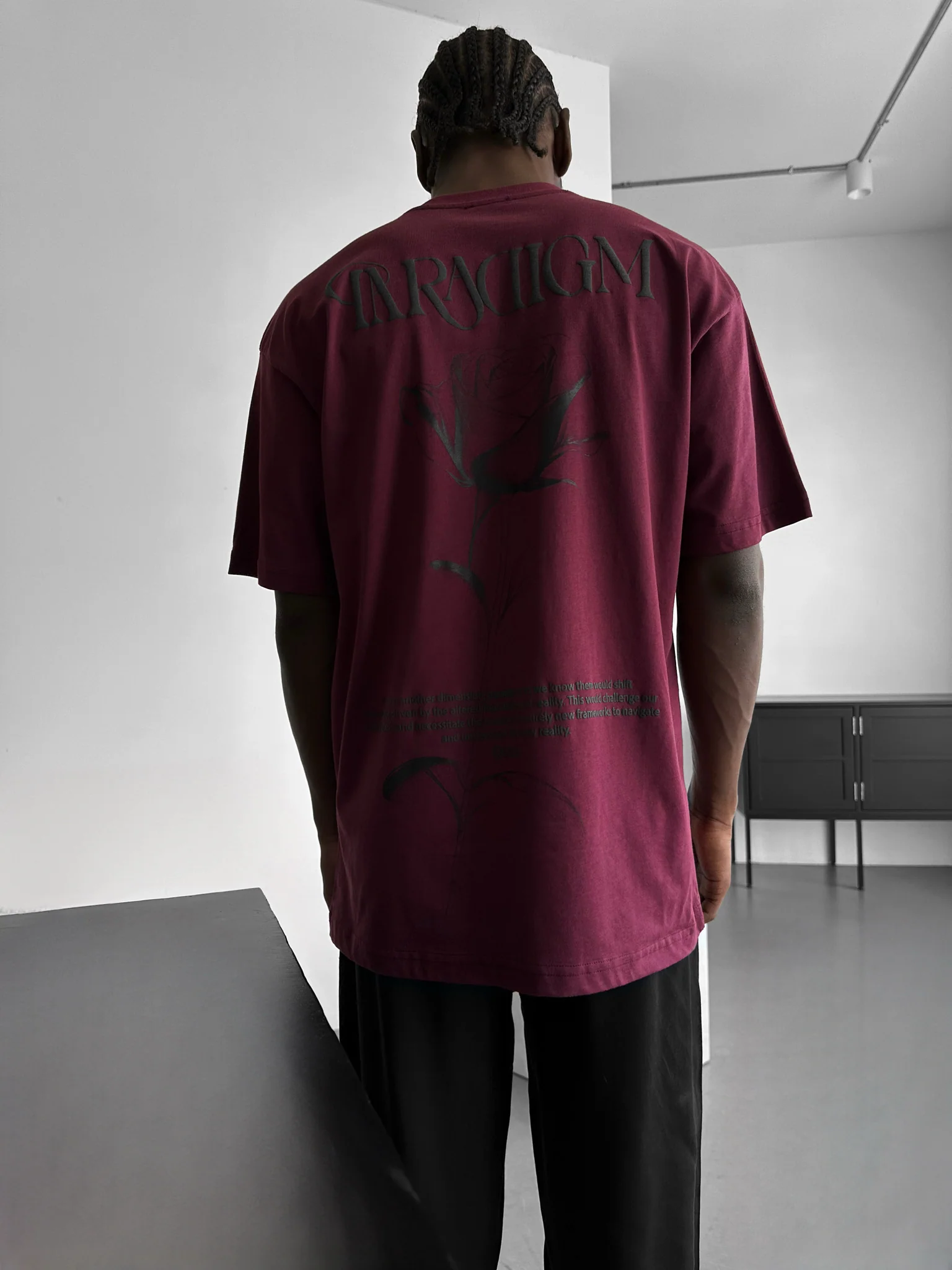 Oversize Paradigm T-Shirt - Port Royale - Image 5