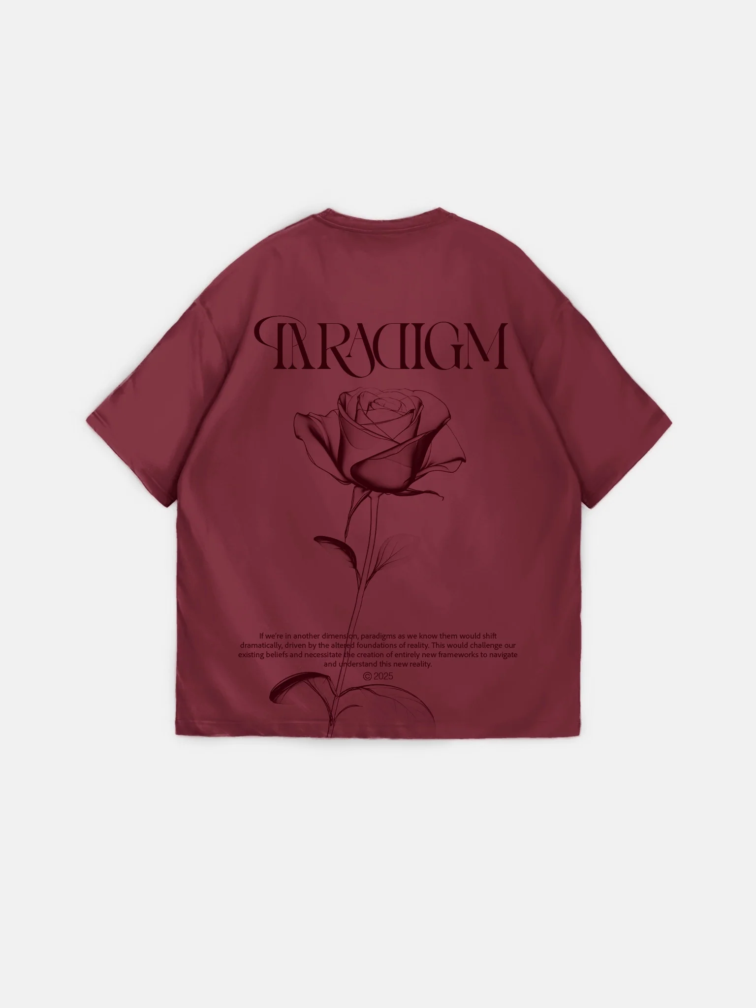 Oversize Paradigm T-Shirt - Port Royale - Image 6