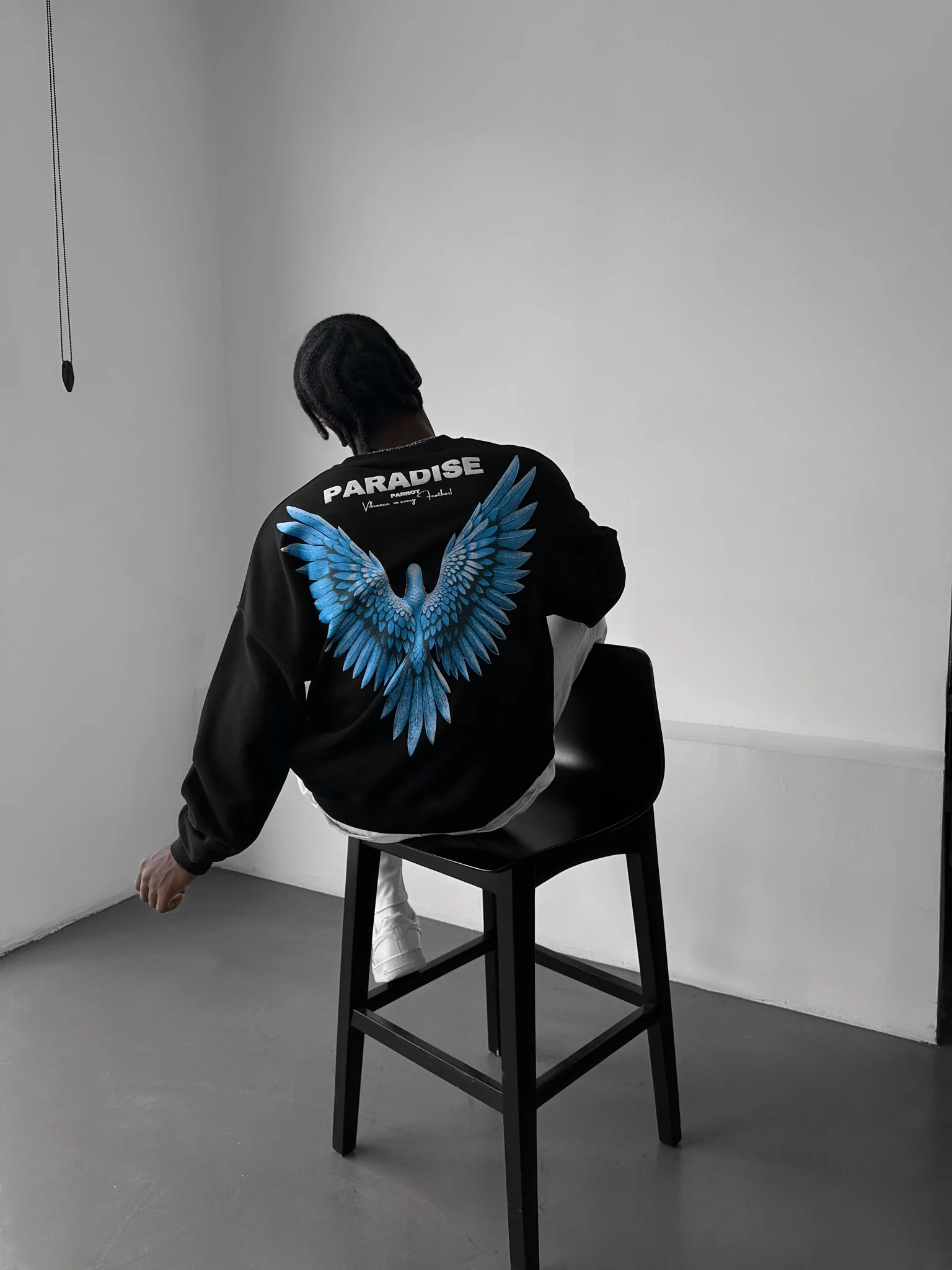 Oversize Paradise Sweater - Black - Image 2