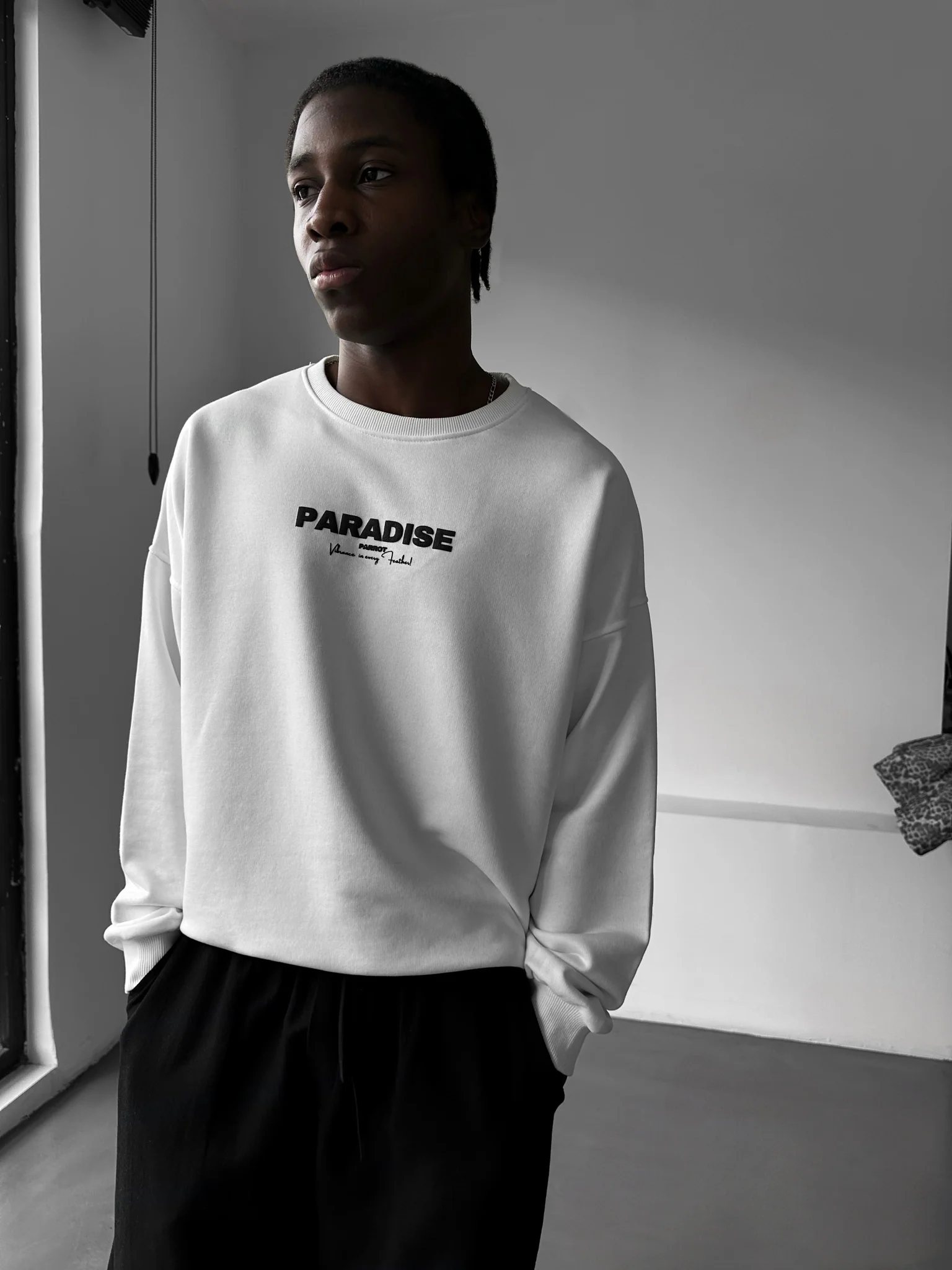 Oversize Paradise Sweater - Ecru - Image 4
