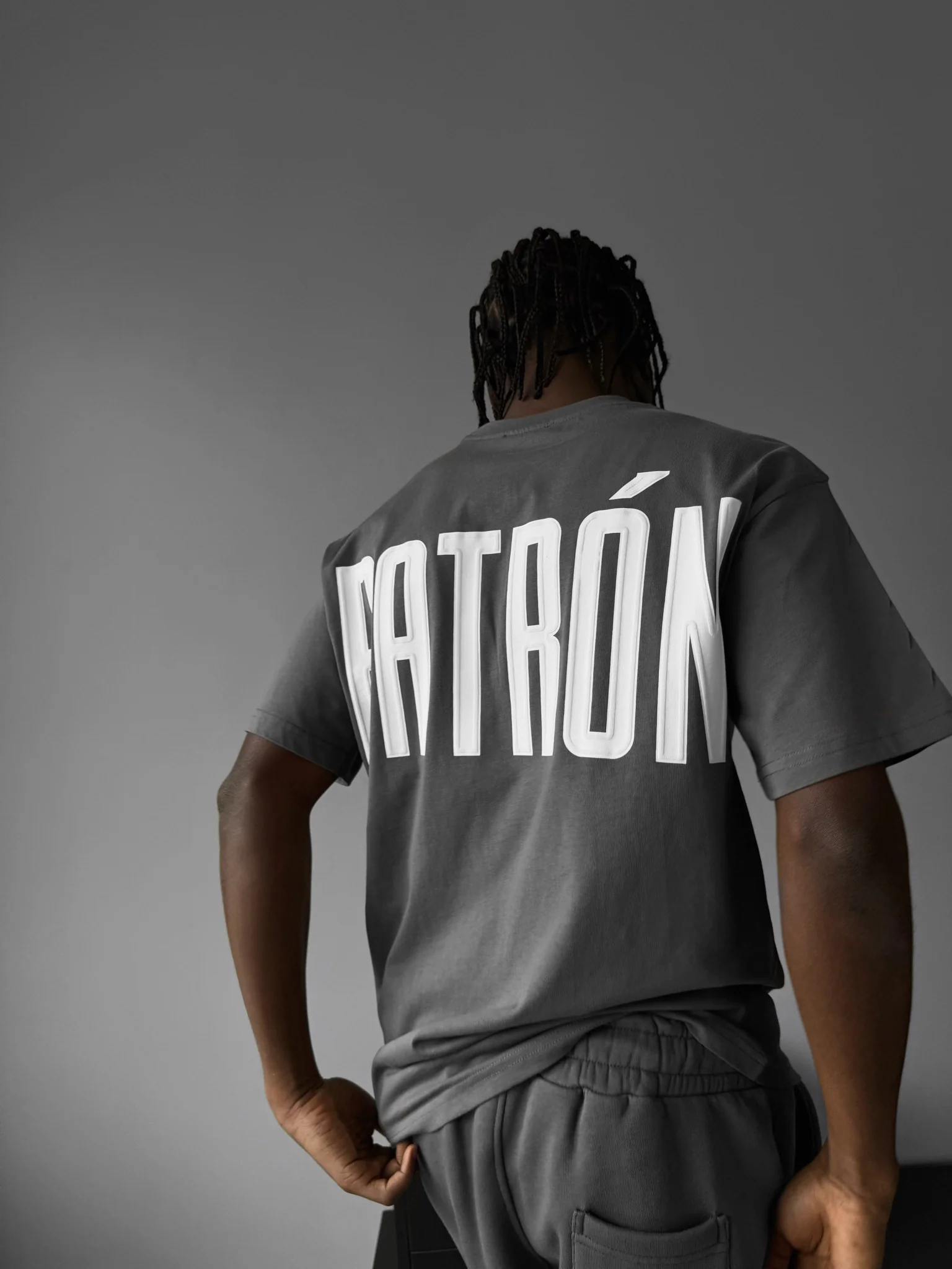 Oversize Patron T-Shirt - Anthracite - Image 3