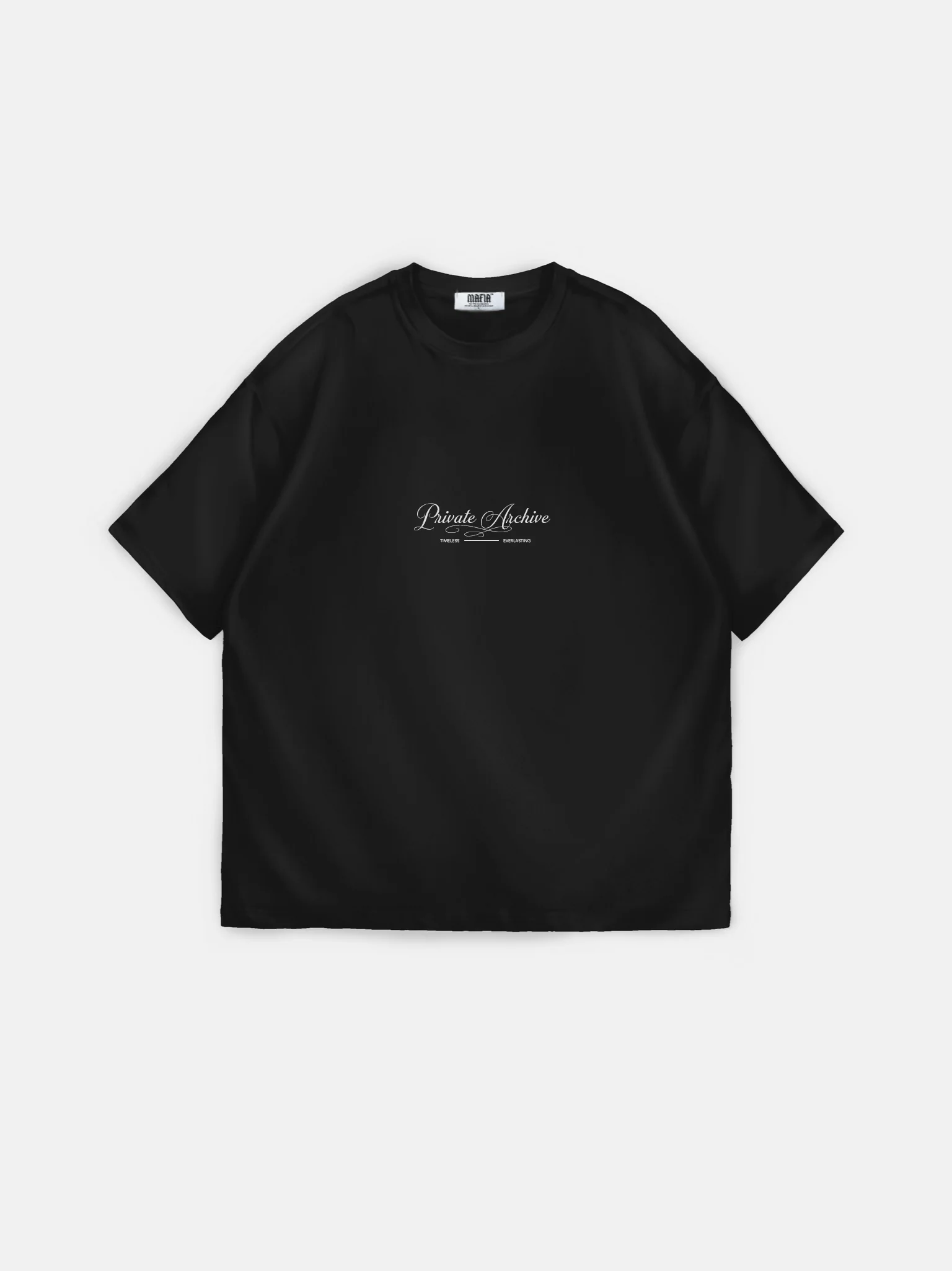 Oversize Private Archive T-Shirt - Black - Image 6