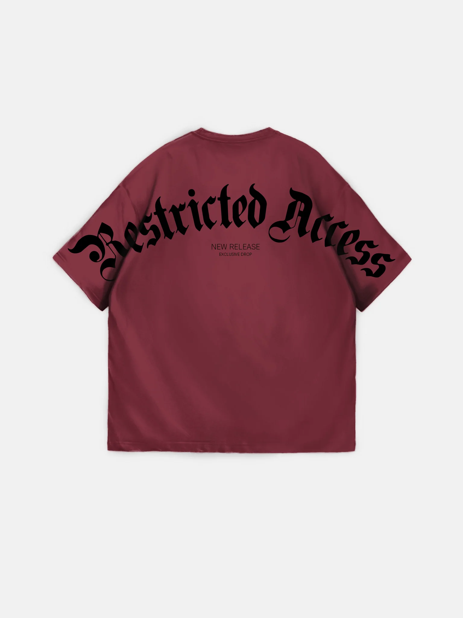 Oversize 'Restricted Access' T-Shirt - Port Royale - Image 3