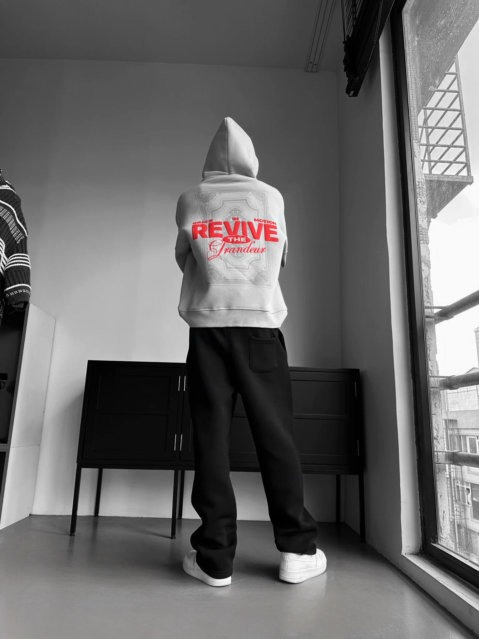 Oversize Revive Hoodie - Grey