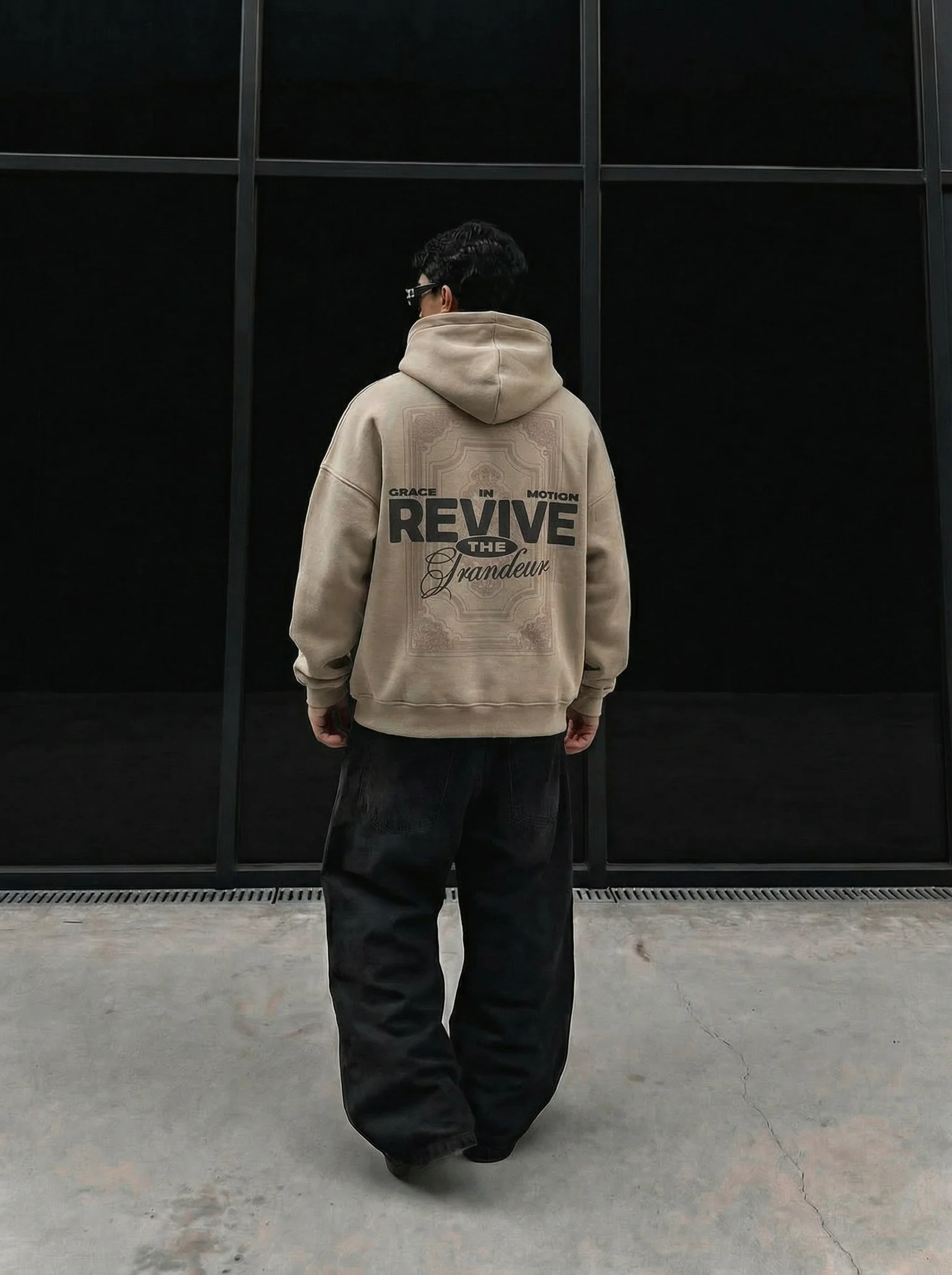 Oversize Revive Hoodie - Simply Taupe - Image 3